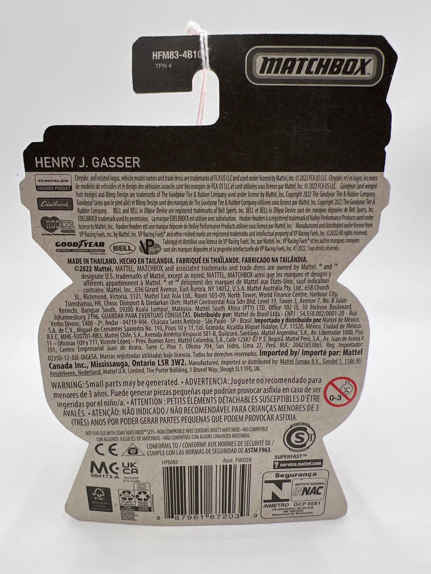 Matchbox Moving Parts #37 Henry J Gasser Red