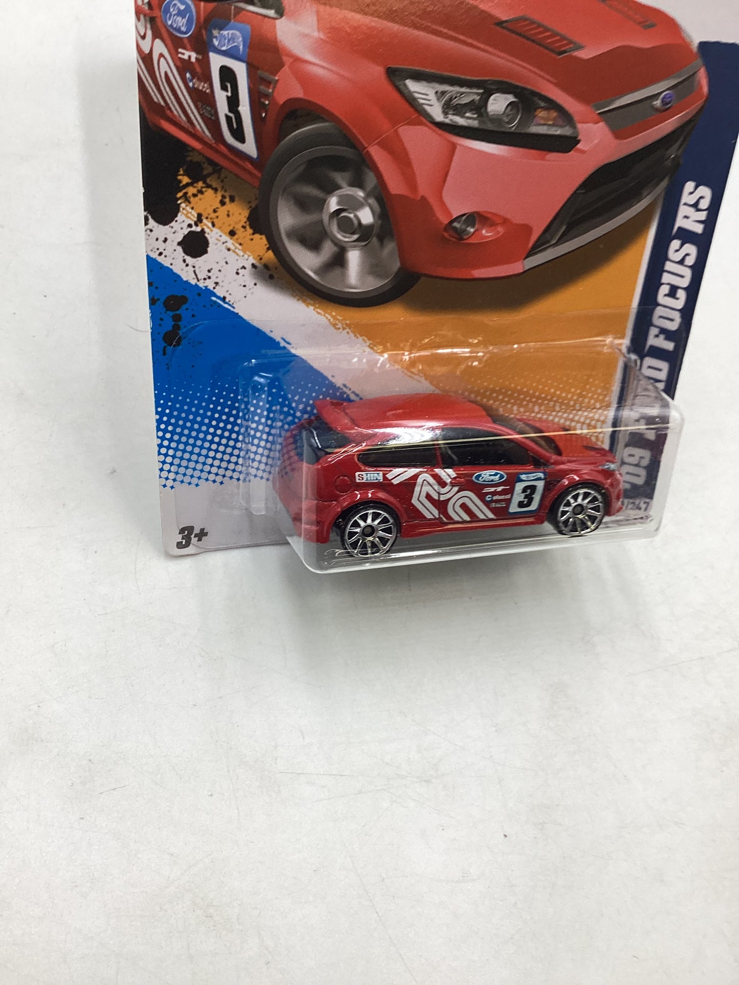 2012 Hot Wheels #129 09 Ford Focus RS Red 26D