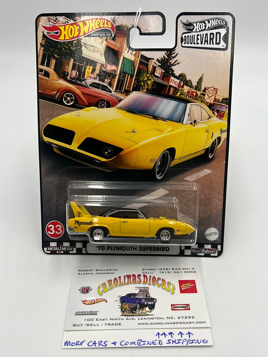 Hot Wheels Premium Boulevard #33 ‘70 Plymouth Superbird 265E