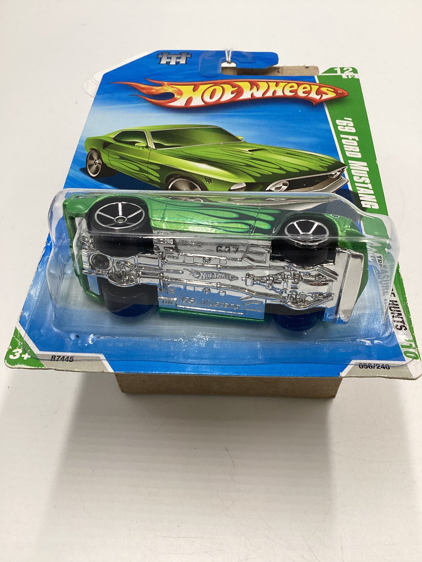 2010 Hot Wheels #56 69 Ford Mustang Treasure Hunt