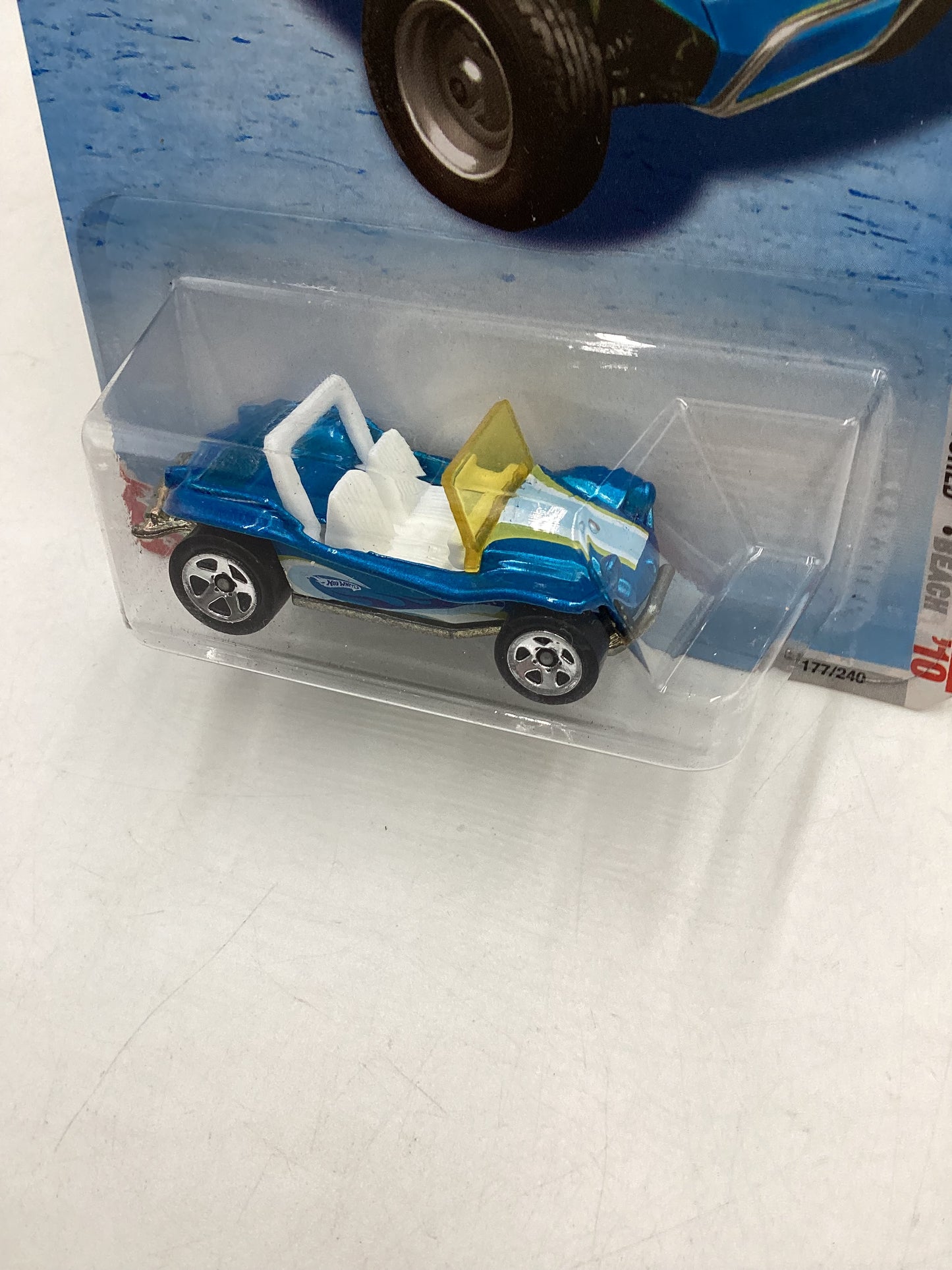 2010 Hot Wheels #177 Blue Meyers Manx 62C