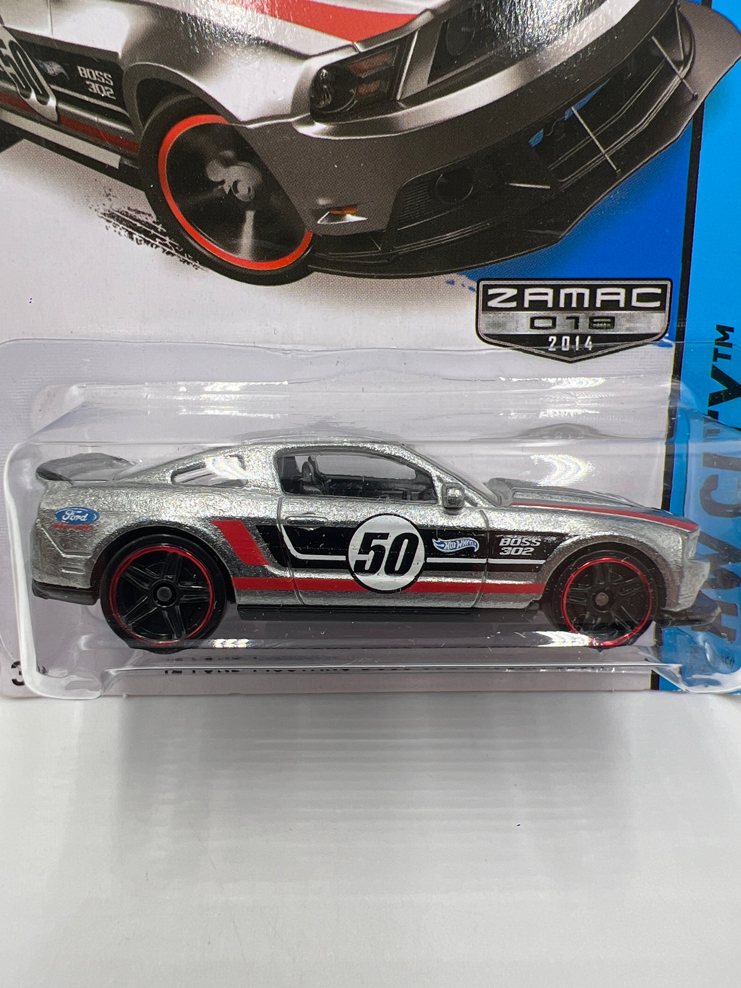 2014 Hot Wheels Walmart Exclusive Zamac 18 #91 12 Ford Mustang Boss 302 Laguna Seca 146A