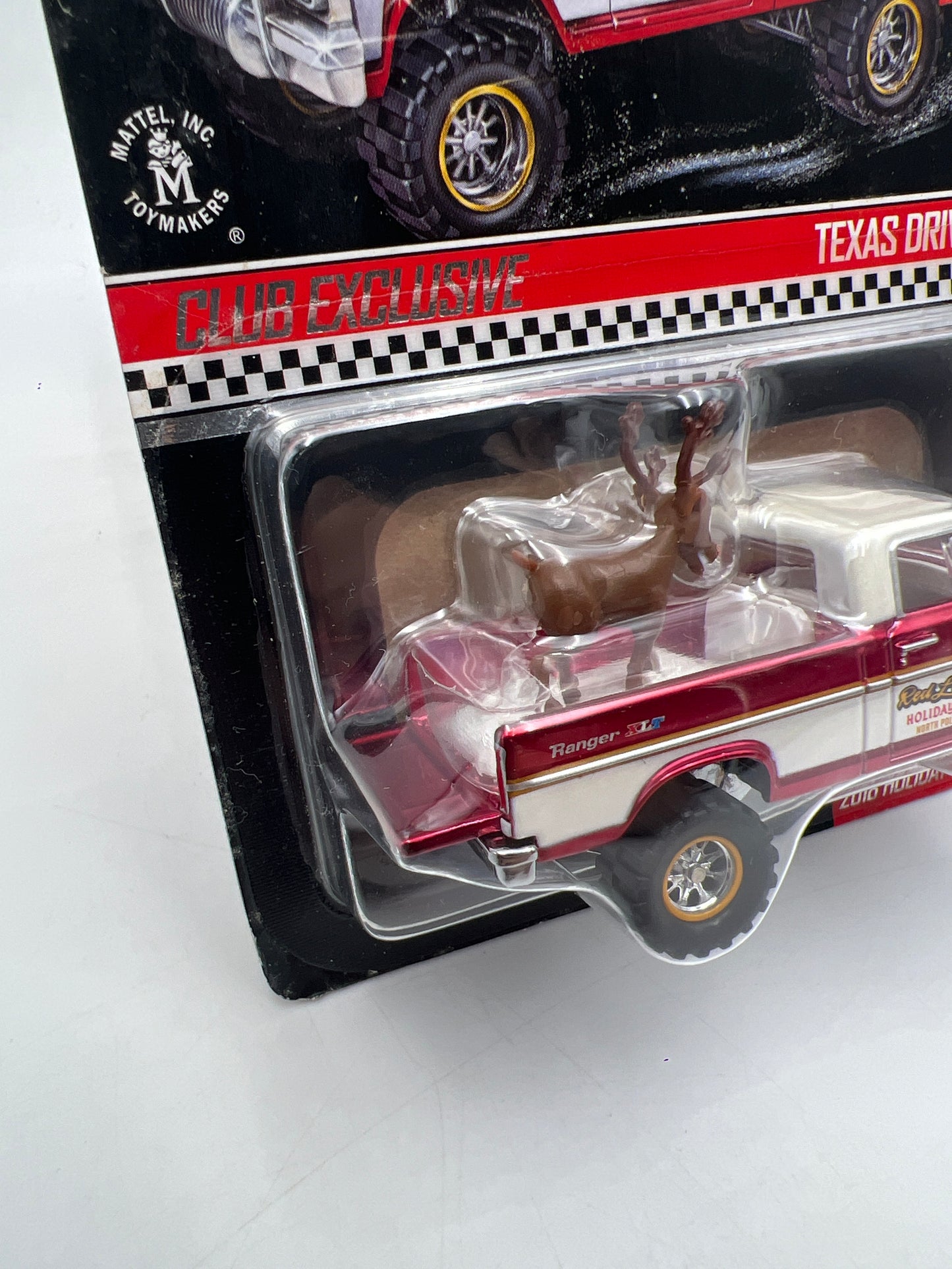 2018 Hot Wheels RLC Club Exclusive Holiday Car #1413/9000 Texas Drive Em W/Protector