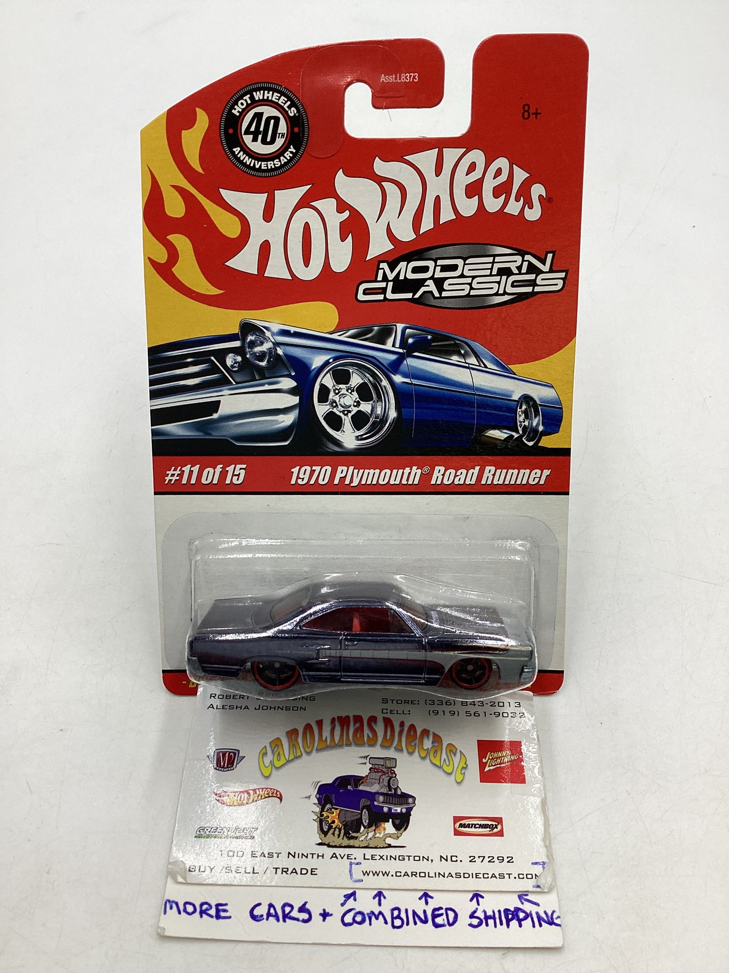 Hot Wheels Modern Classics 11/15 1970 Plymouth Roadrunner