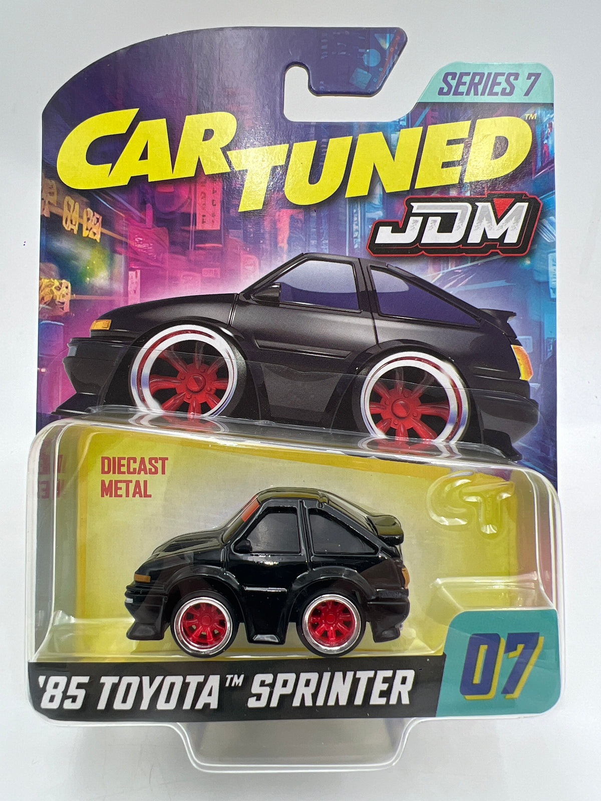 MGA Car Tuned JDM Series 7 #7 85 Toyota Sprinter Black