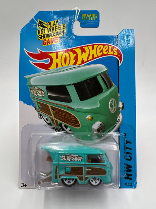 2015 Hot Wheels City #73 Kool Kombi Card Not Perfect 96D