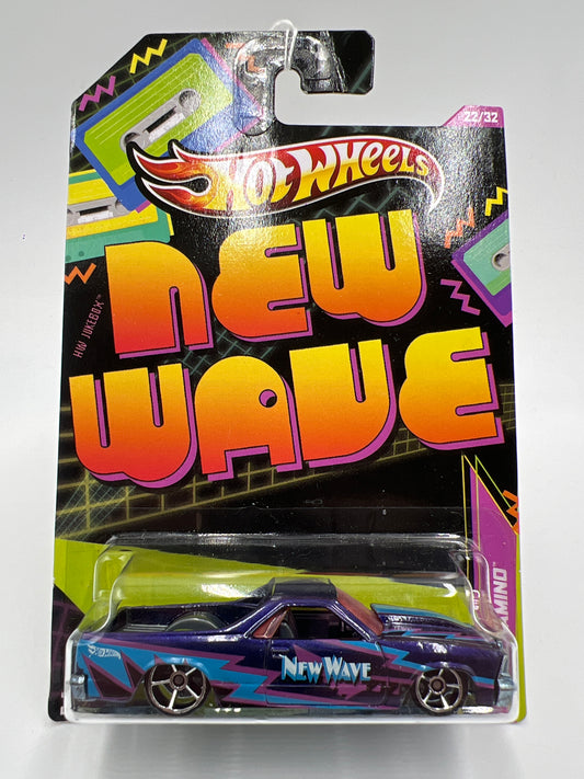 2013 Hot Wheels Jukebox #22 New Wave 80 El Camino Purple Bad J Hook 154F