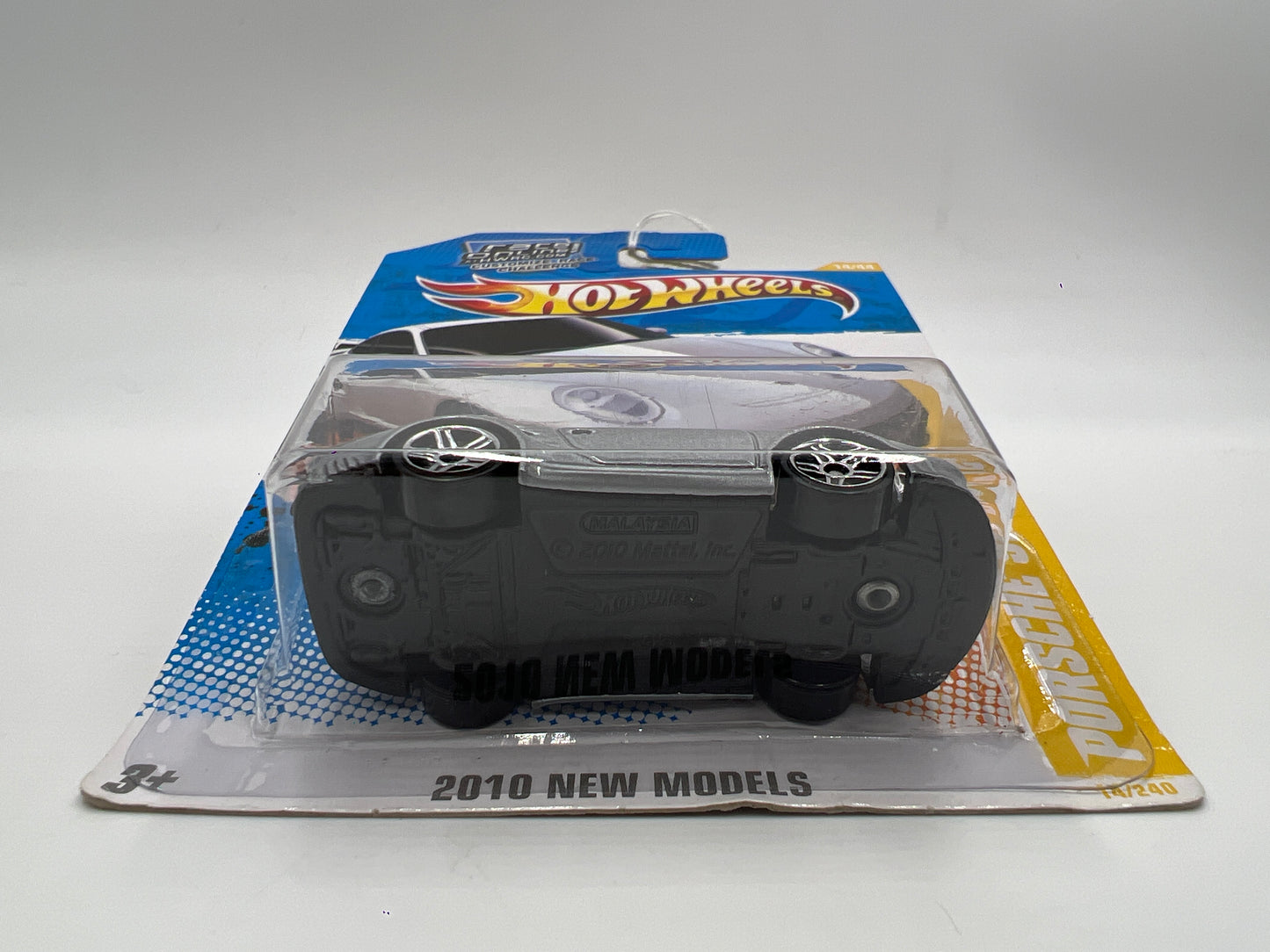 2010 Hot Wheels New Models #14 Porsche 911 GT2 Silver SR