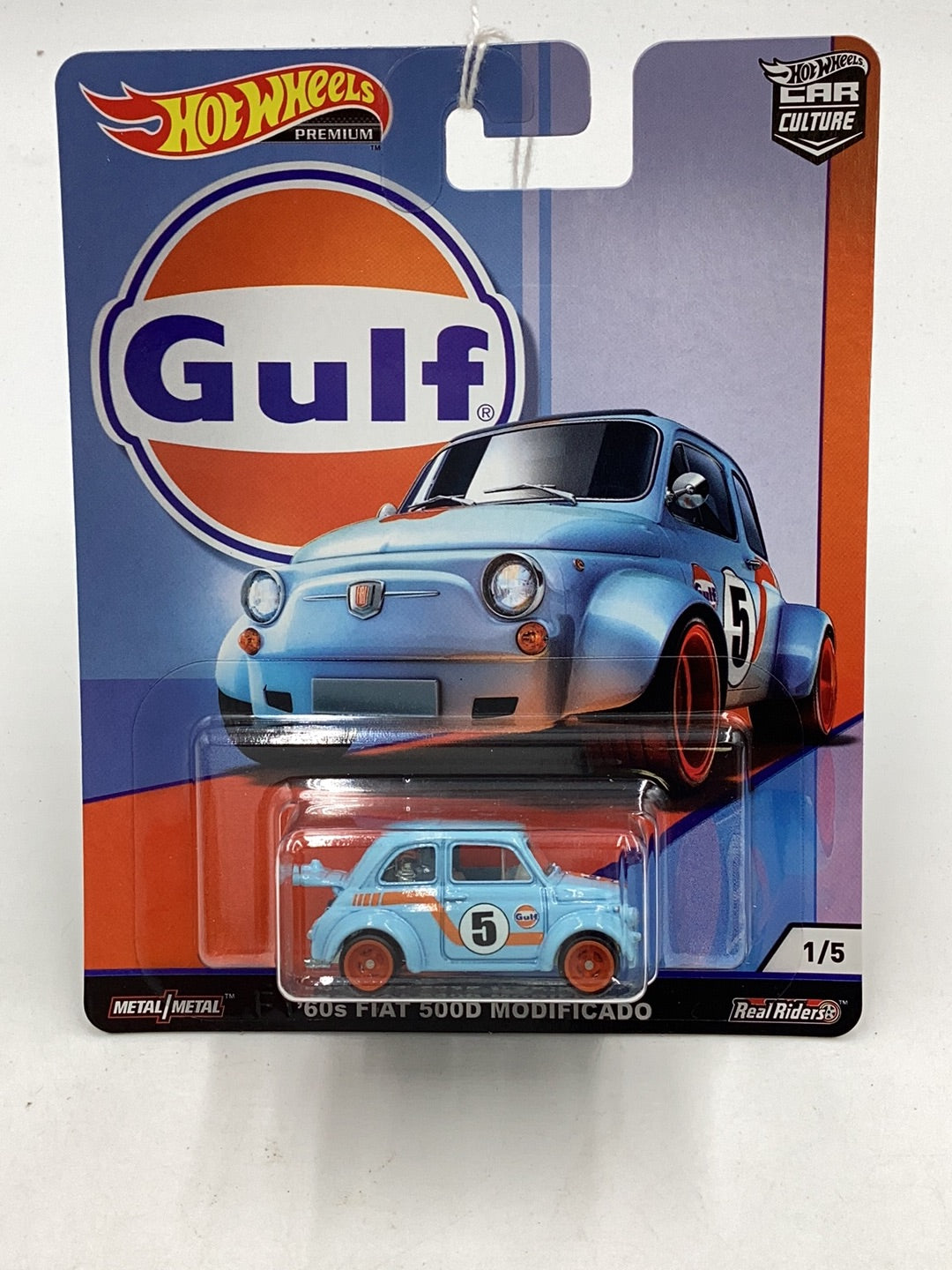 HOT WHEELS GULF ‘60’s Fiat 500D Modifcado 1/5 245D