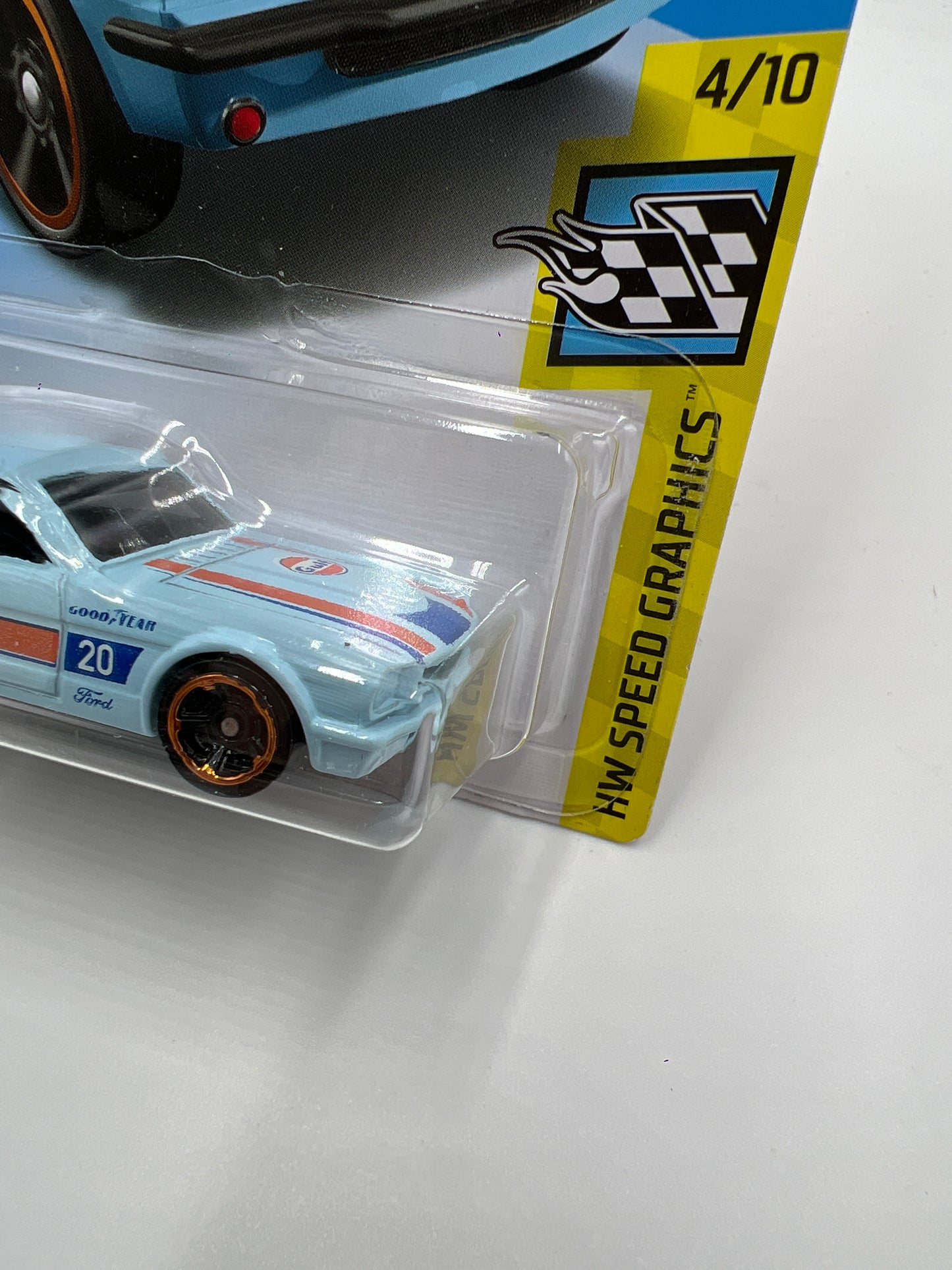 2020 Hot Wheels HW Speed Graphics #116 65 Mustang 2+2 Fastback Gulf Blue 27C