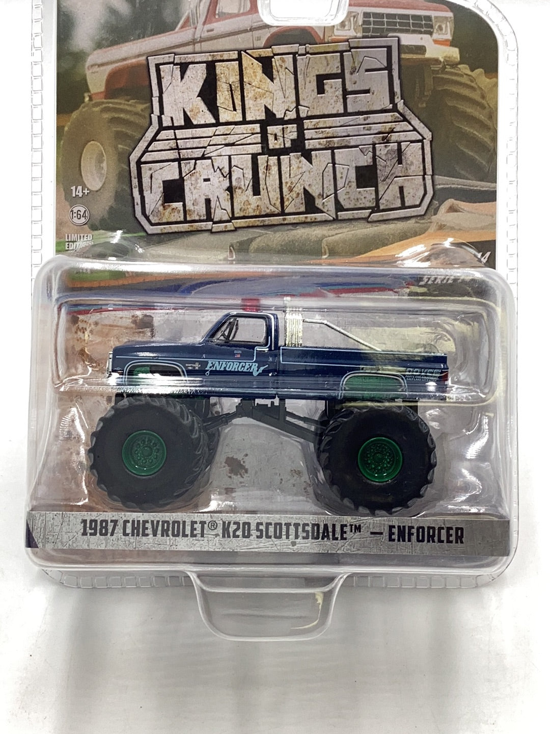 Greenlight Kings of crunch series 14 1987 Chevrolet K20 Scottsdale Enforcer Chase