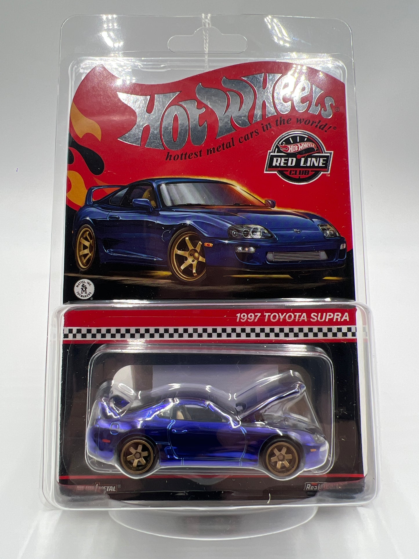 2024 Hot Wheels RLC 1997 Toyota Supra Blue W/Protector