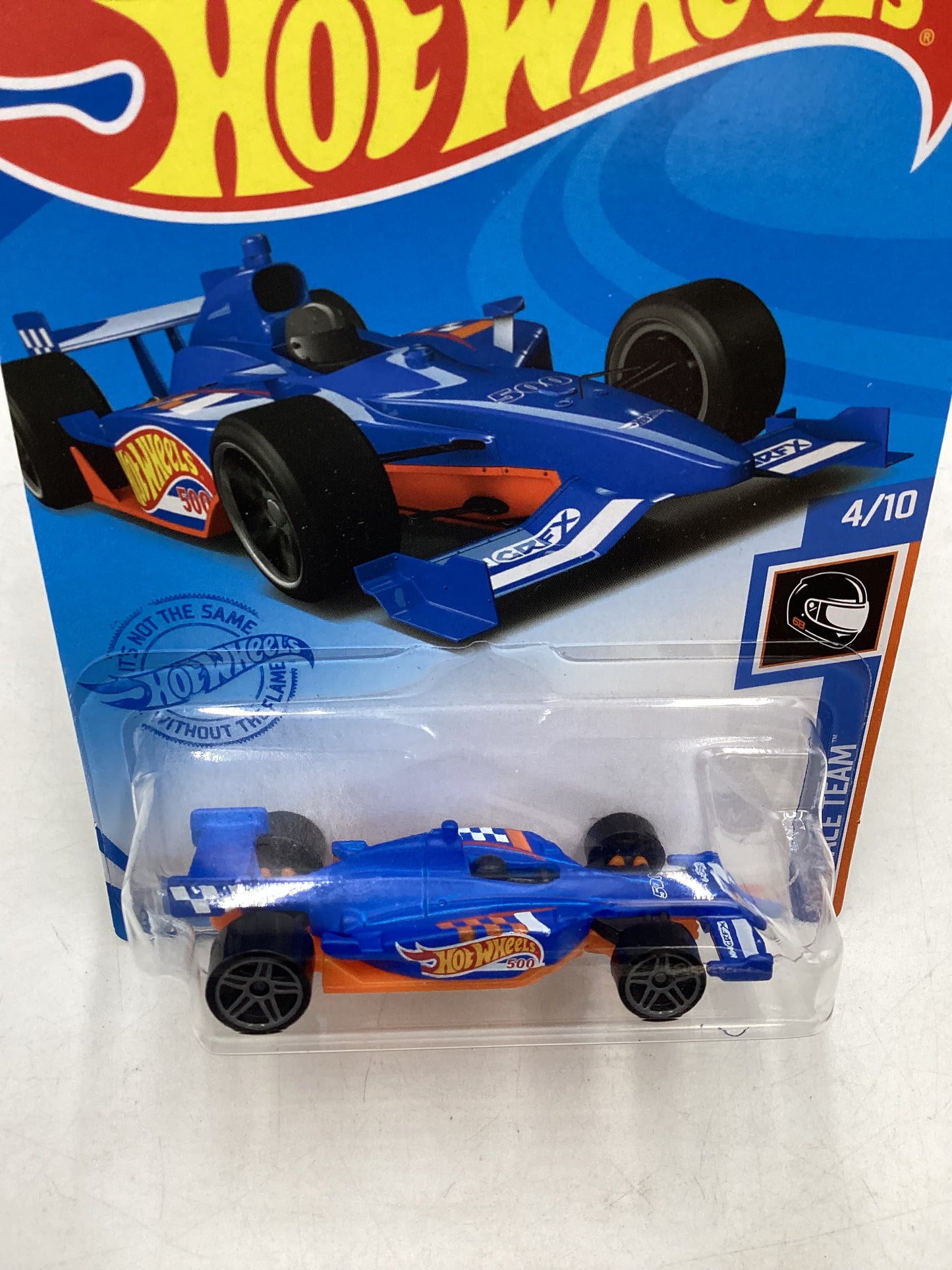 2021 Hot Wheels #195 Indy 500 Oval Blue 59H