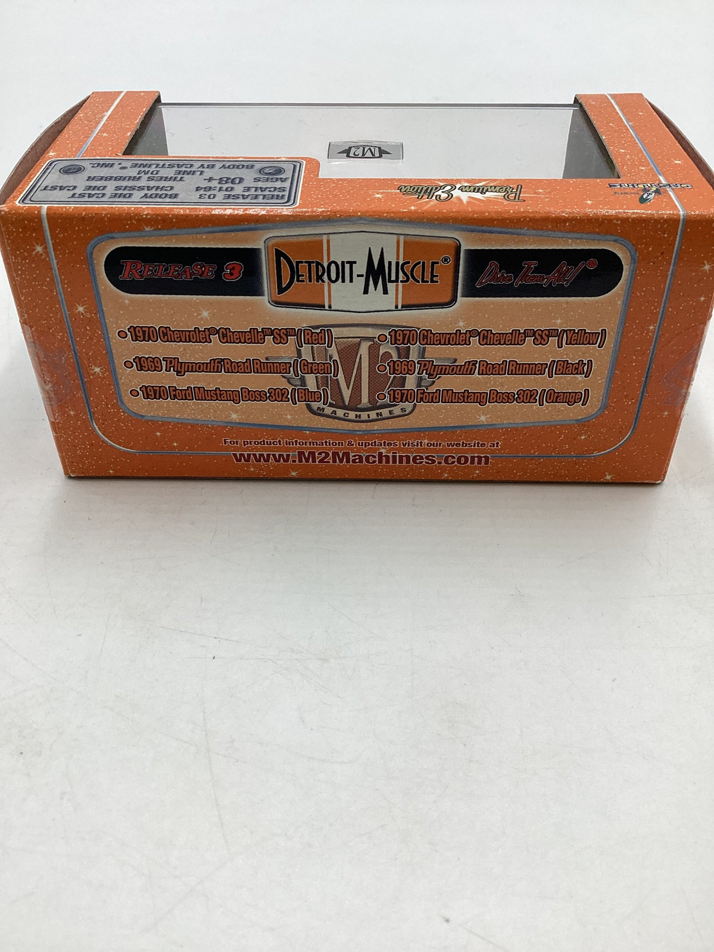 M2 Machines Premium Edition 1970 Ford Mustang Boss 302 Orange 09-06