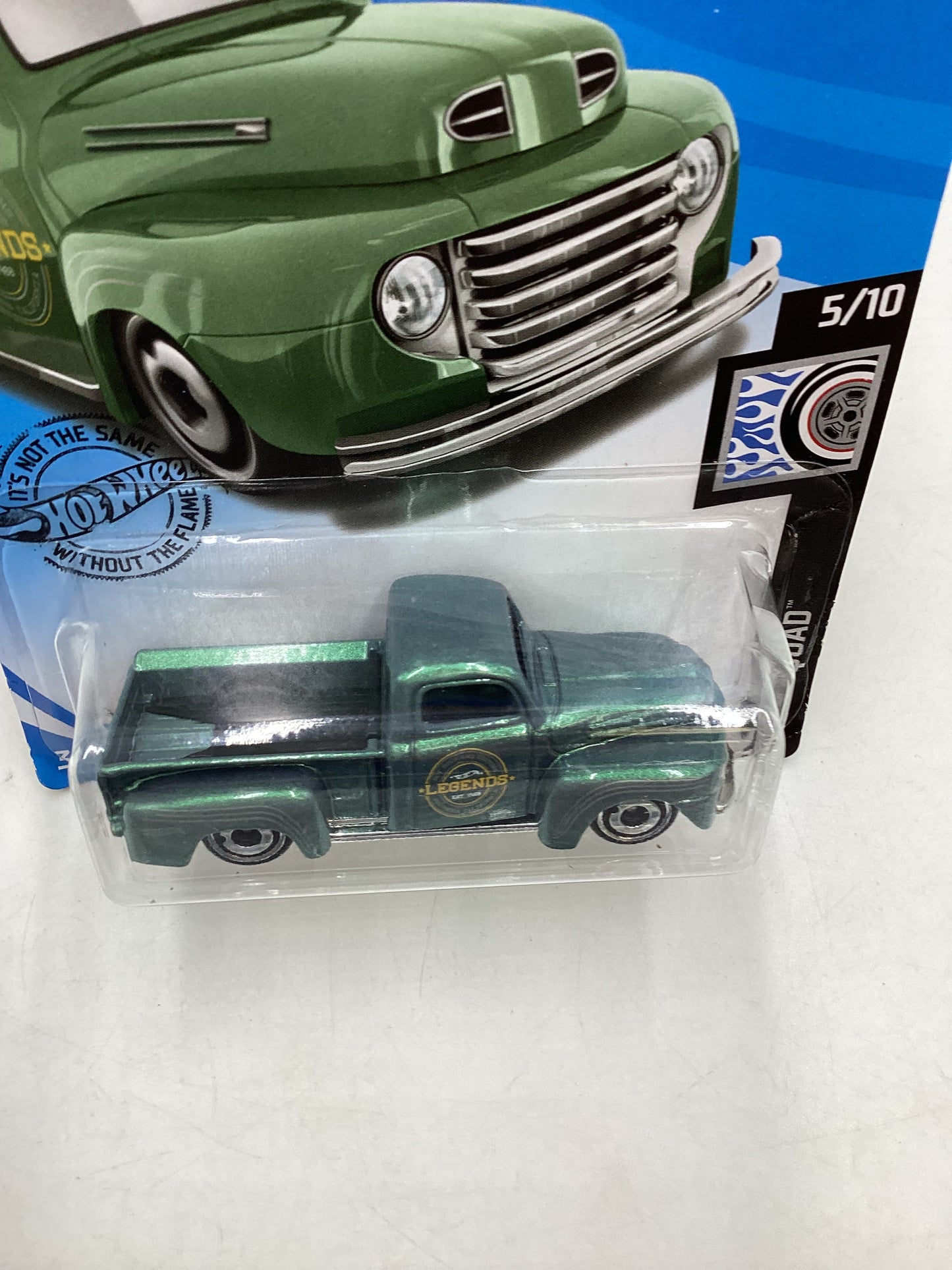 2020 Hot Wheels #120 49 Ford F1 Metallic Green 33B