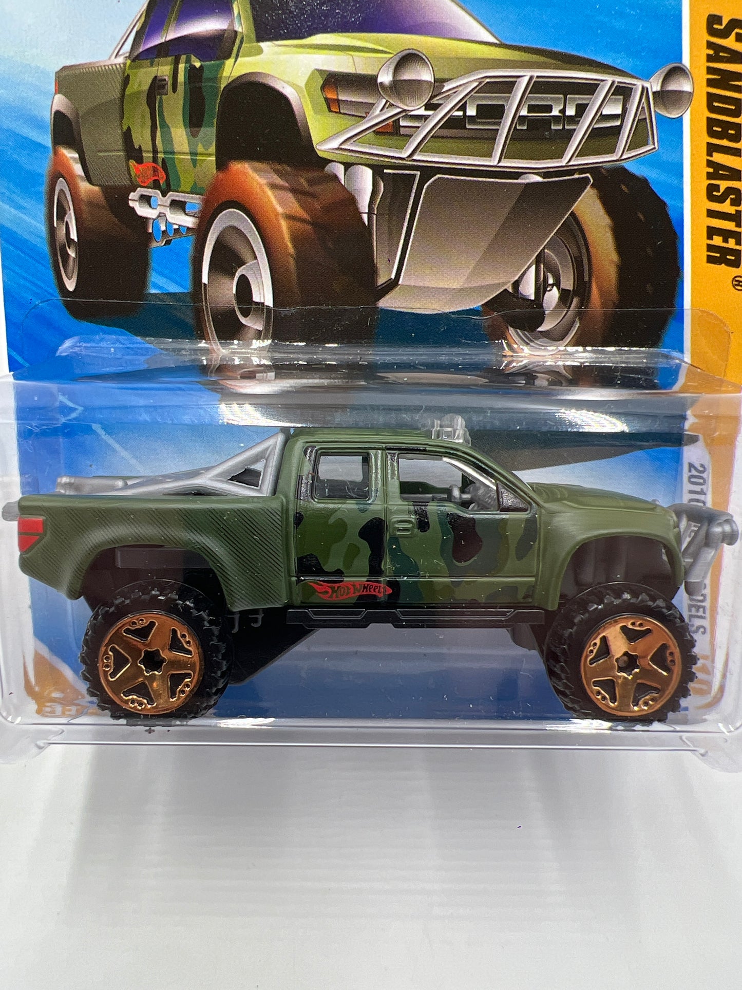 2010 Hot Wheels New Models #27 via Sandblaster Dark Green 27B