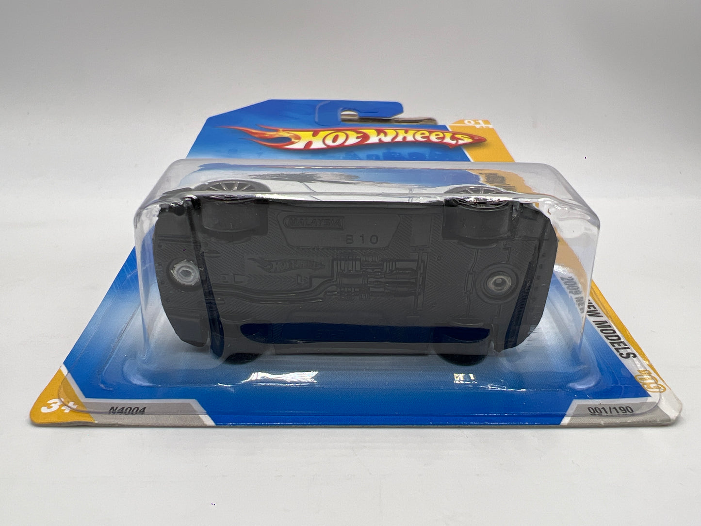 2009 Hot Wheels New Models #1 2009 Nissan GT-R White Smoked Chrome Wheel Variation W/Protector