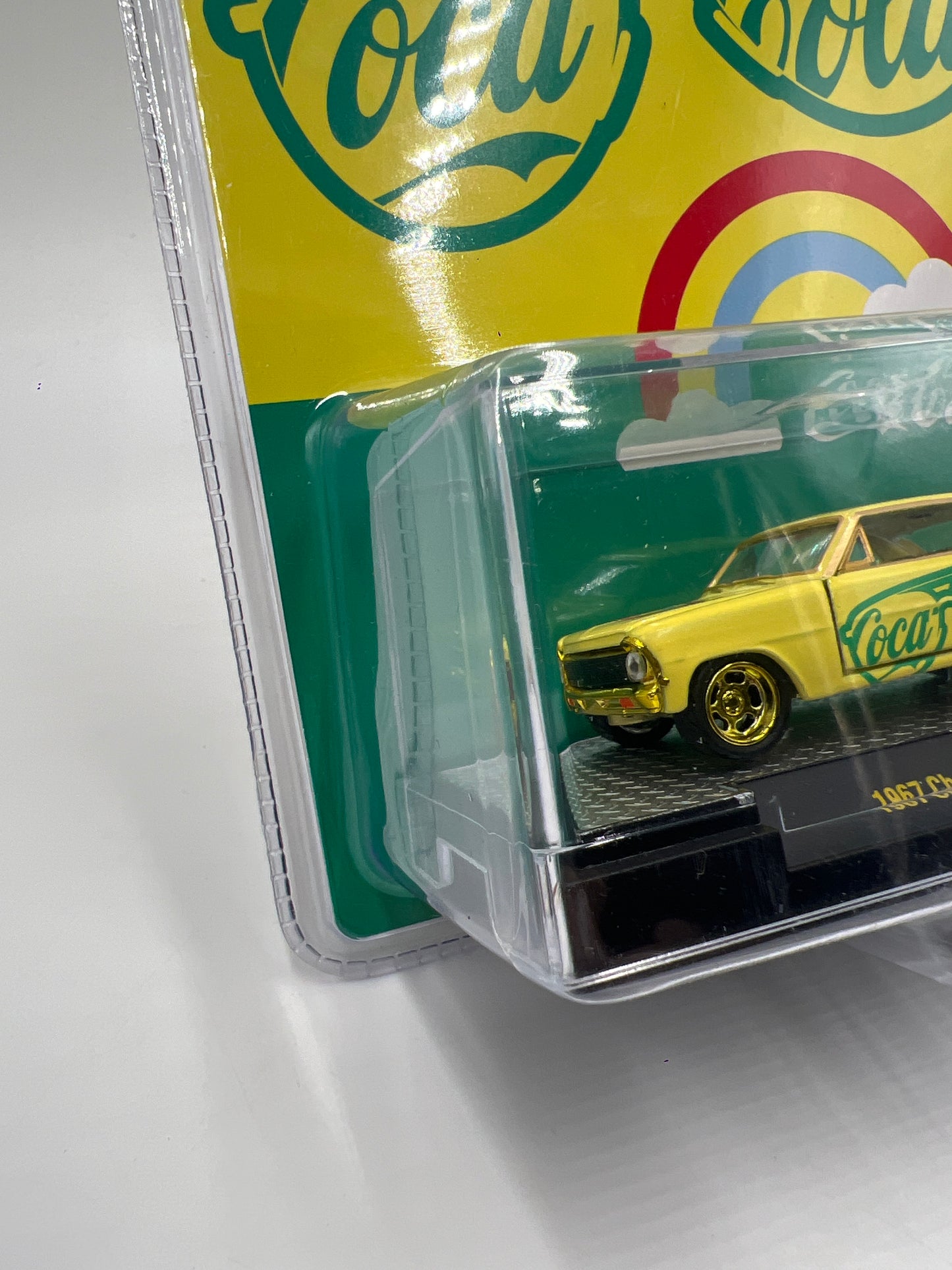M2 Machines Coca Cola CHASE 1967 Chevrolet Nova Yellow A53