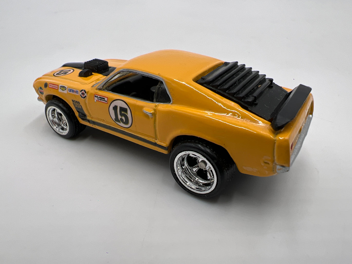 Hot Wheels Real Riders Series Premium 1970 Ford Mustang Boss 302 Yellow Loose