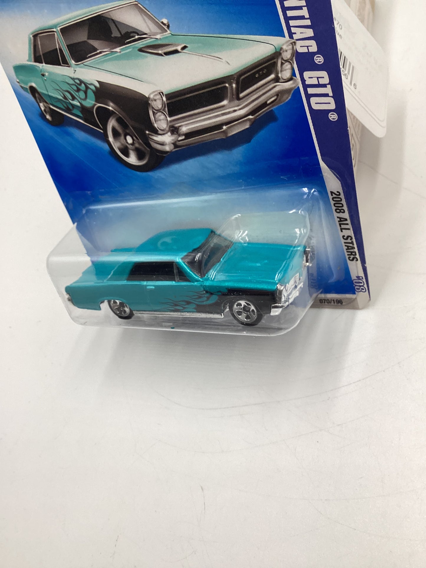 2008 Hot Wheels All Stars #70 1965 Pontiac GTO Blue