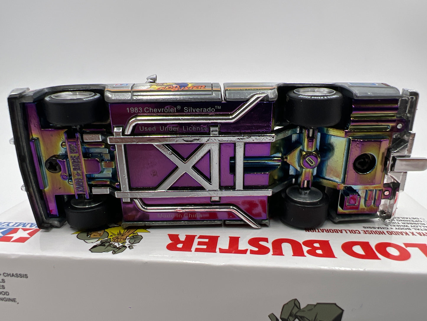 Mini GT x Kaido House #130 CHASE Chevrolet Silverado Tamiya x Kaido House Clod Buster Orange