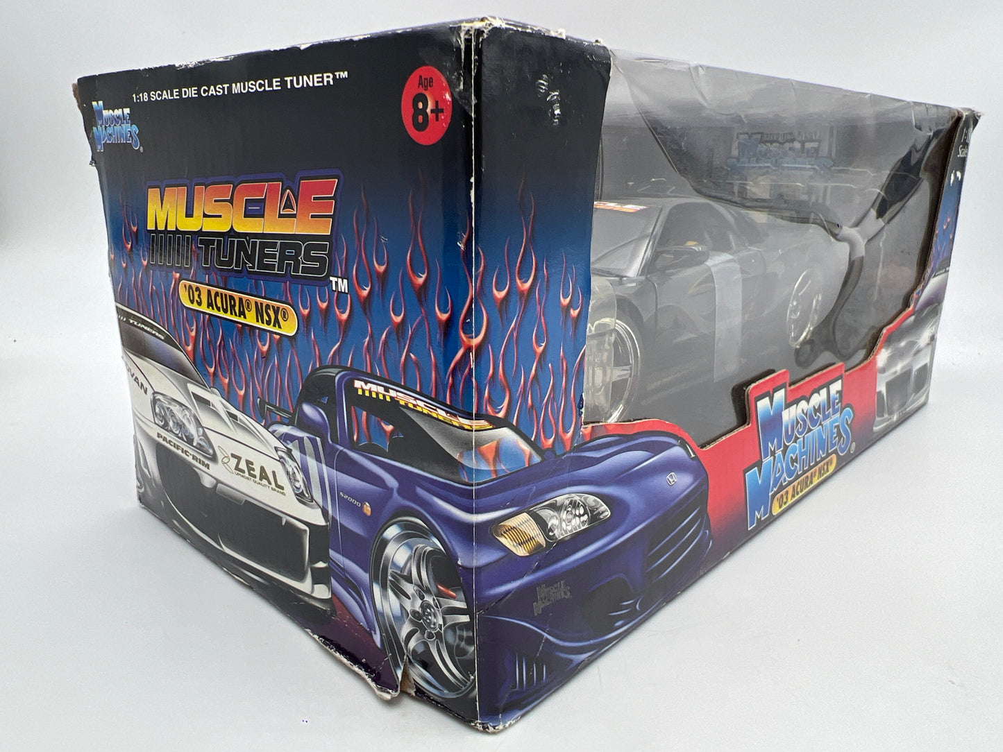 Muscle Machines 1:18 Scale Muscle Tuners 03 Acura NSX Gray/Black