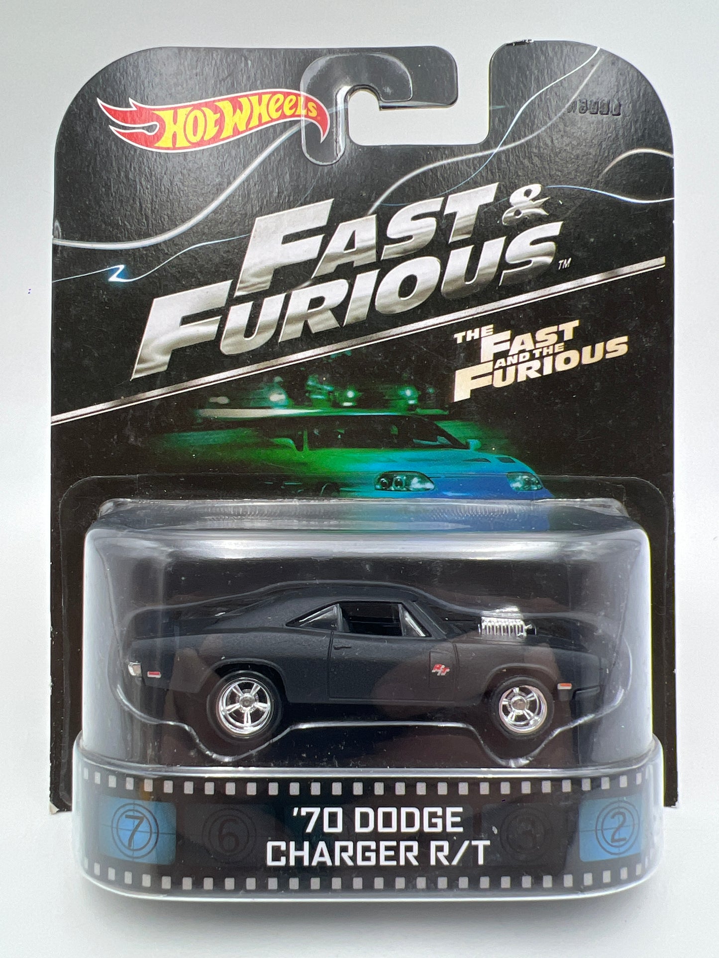 Hot Wheels Retro Entertainment The Fast And The Furious 70 Dodge Charger R/T W/Protector