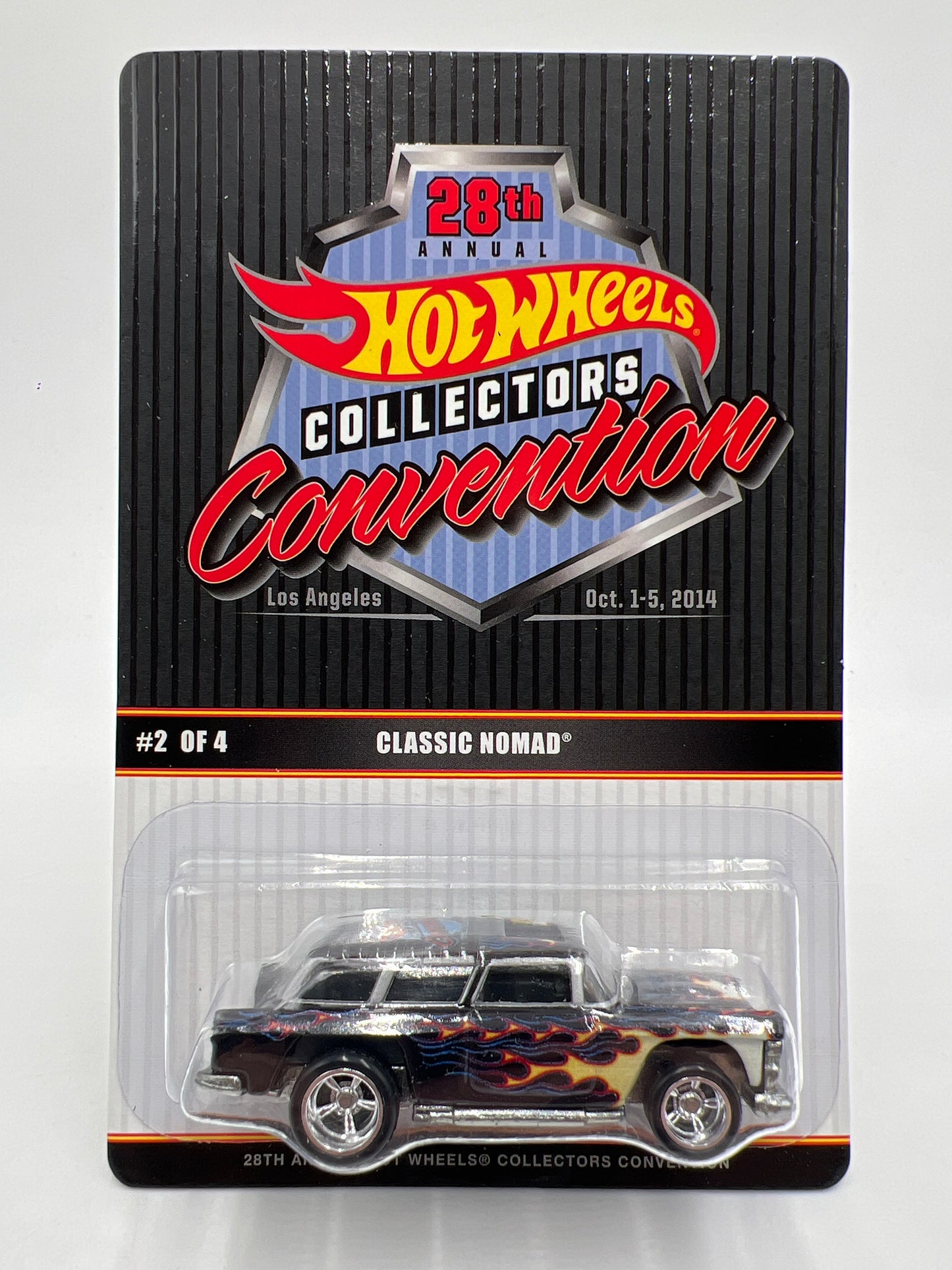2014 Hot Wheels 28th Annual Collectors Convention LA #1113/2000 Classic Nomad W/Protector
