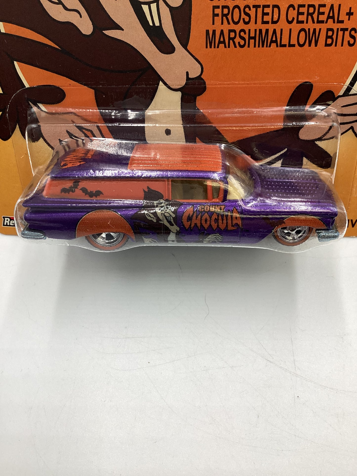 Hot Wheels Pop Culture General Mills Count Chocula 59 Chevy Delivery Purple / Orange 263H