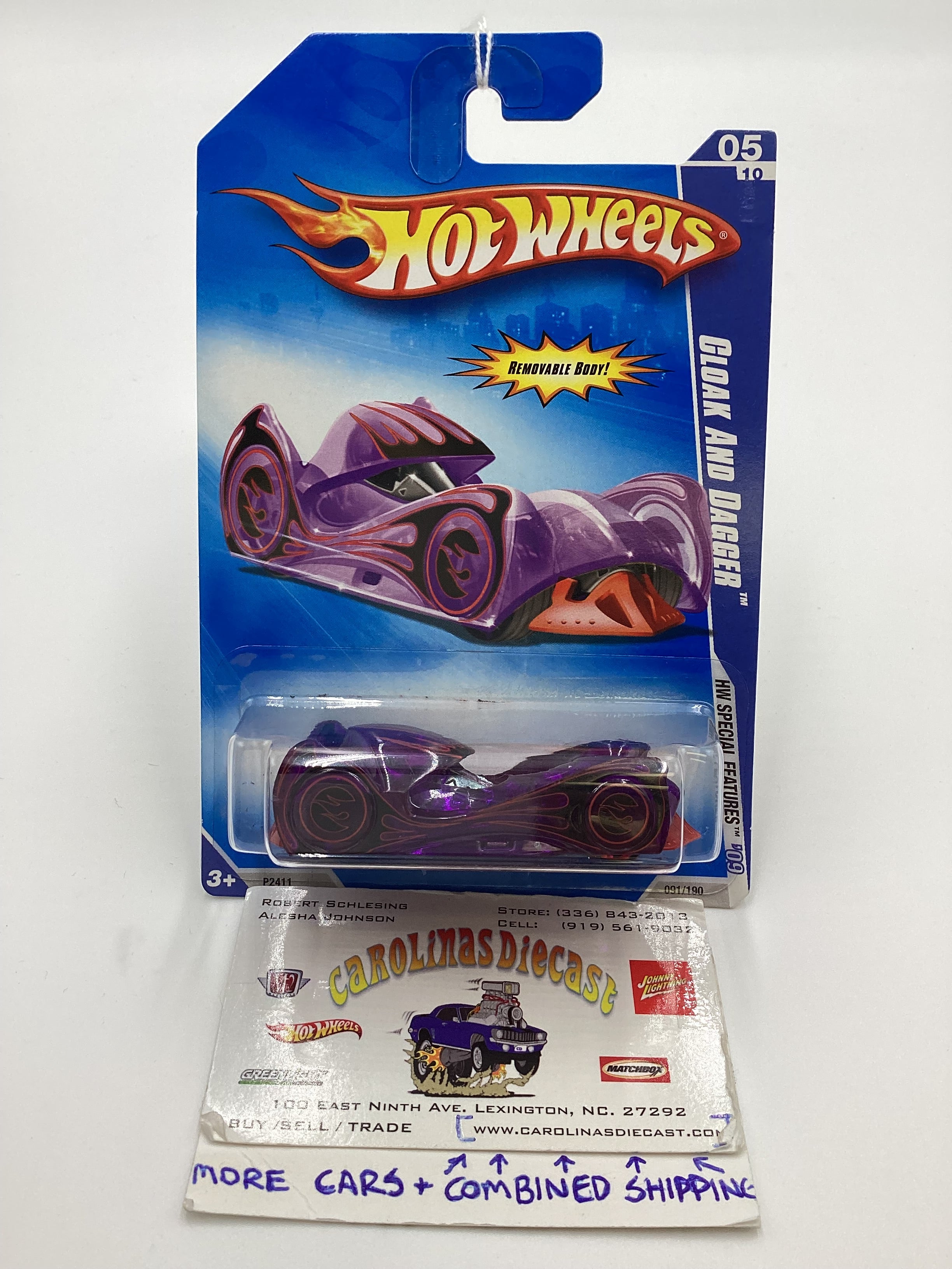 2009 Hot wheels #091 Cloak and Dagger Purple GG2 – carolinasdiecast