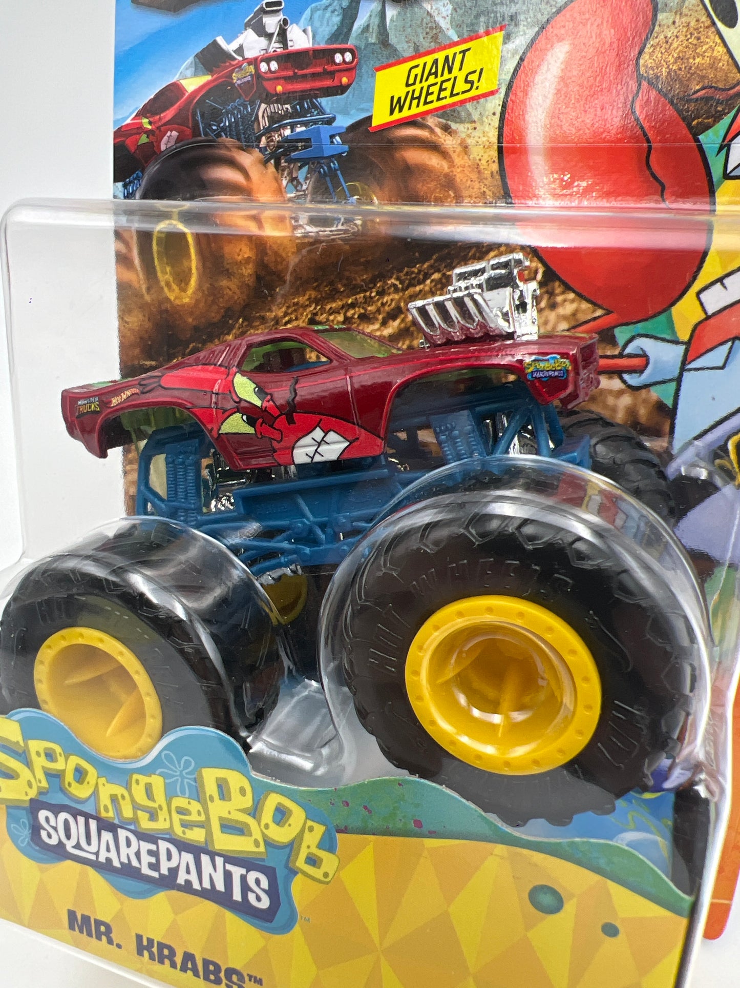 Hot Wheels Monster Trucks SpongeBob Series #4 Mr Krabs