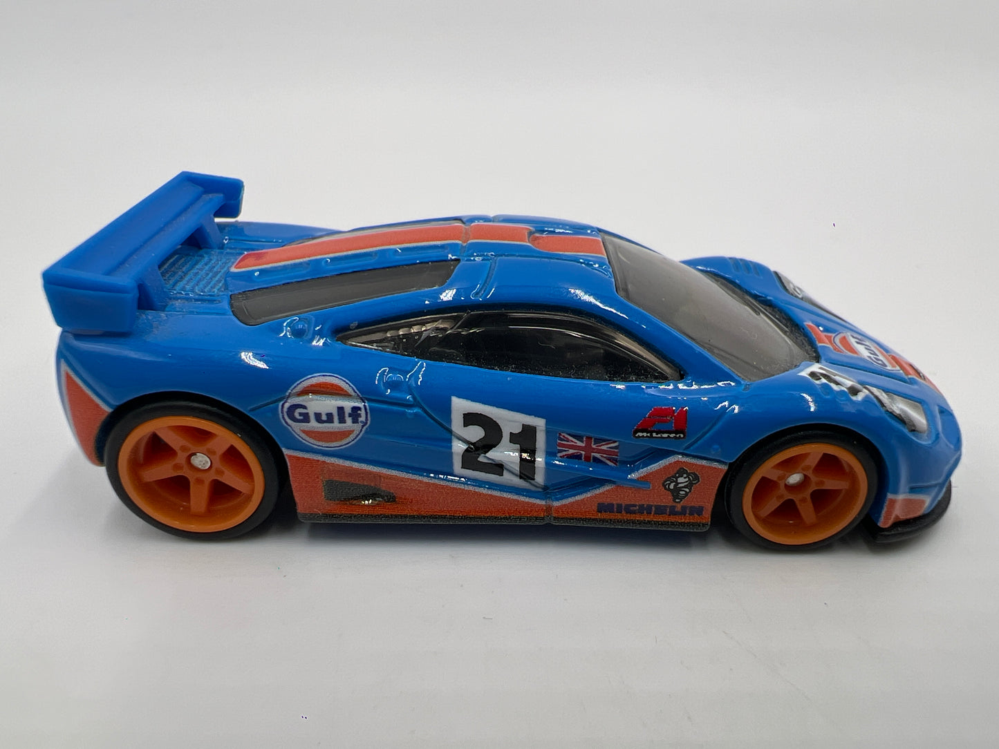 Hot Wheels Premium British Horsepower McLaren F1 GTR Gulf Blue Loose