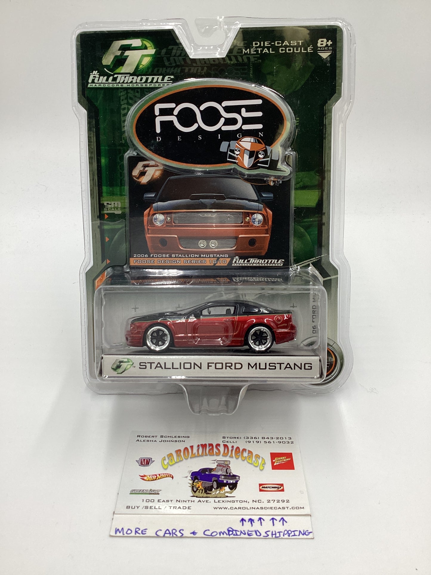 Foose Design Full Throttle #10 Stallion Ford Mustang Red/Black 213D