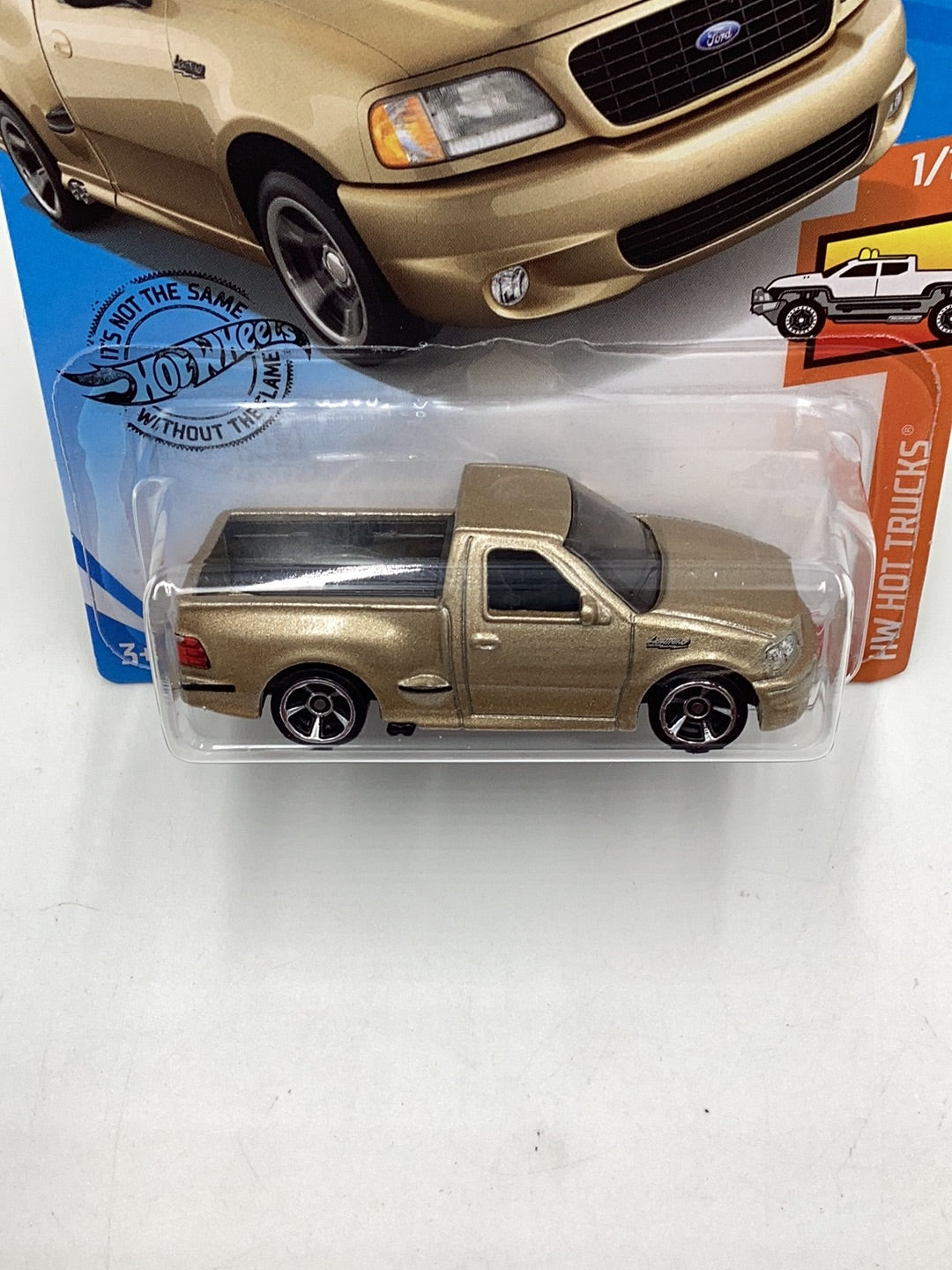 2020 hot wheels  #237 99 Ford F-150 SVT Lightning gold 23A