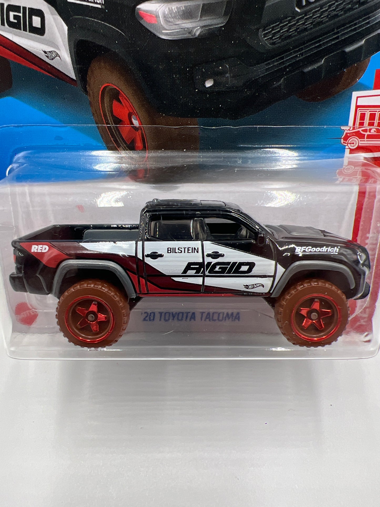 2024 Hot Wheels Target Exclusive Red Edition #198 20 Toyota Tacoma Black 149G