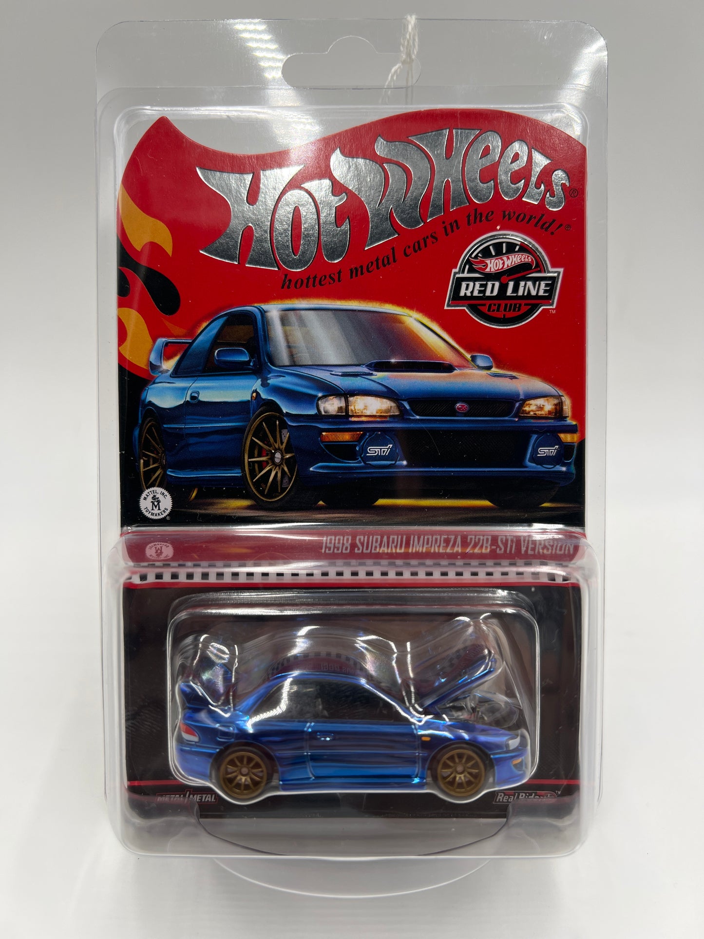 2025 Hot Wheels RLC Exclusive 1998 Subaru Impreza 22B-STi Version Blue W/Protector