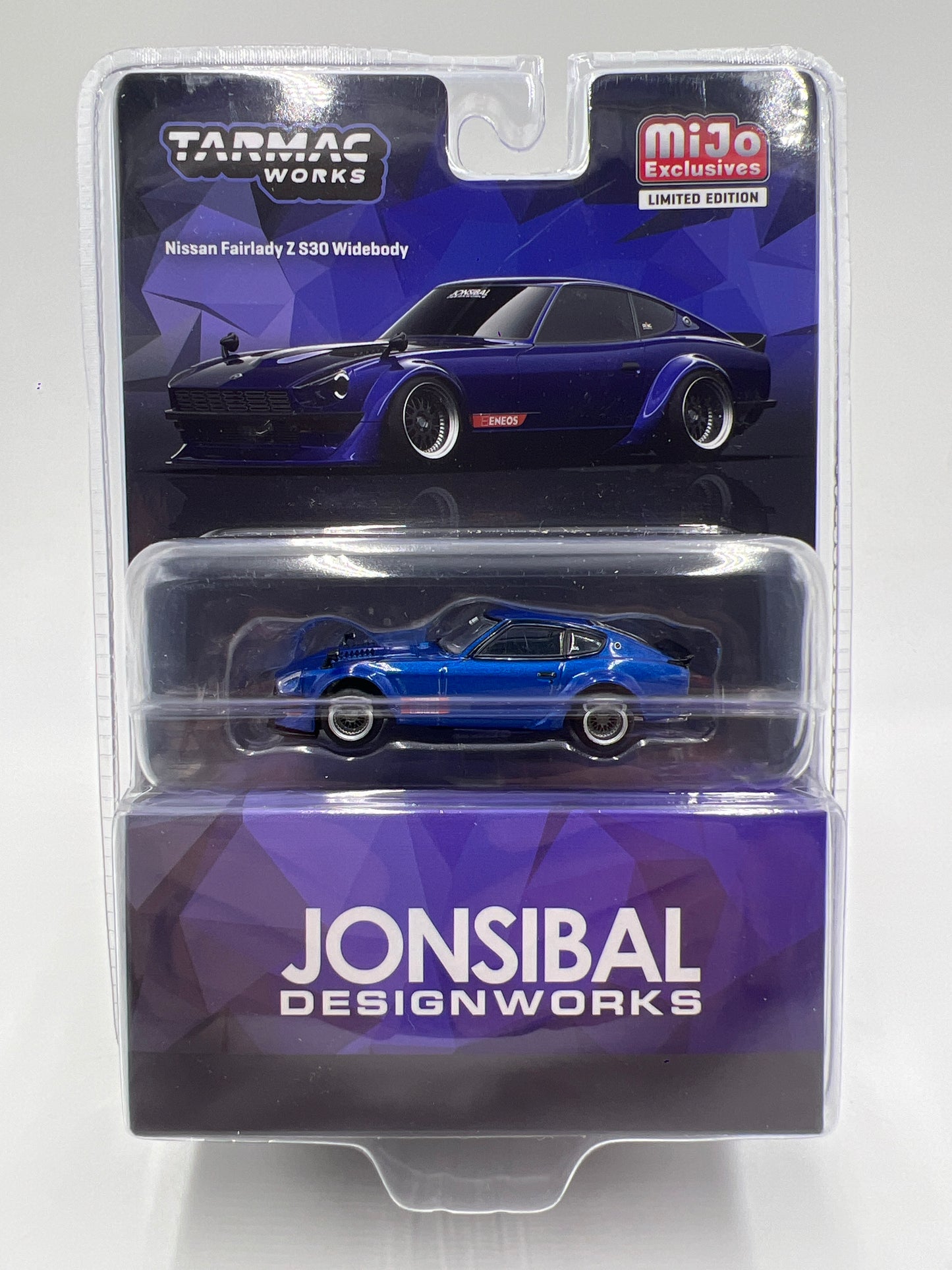 Tarmac Works Mijo Exclusives Nissan Fairlady Z S30 Widebody Jonsibal Designworks Blue