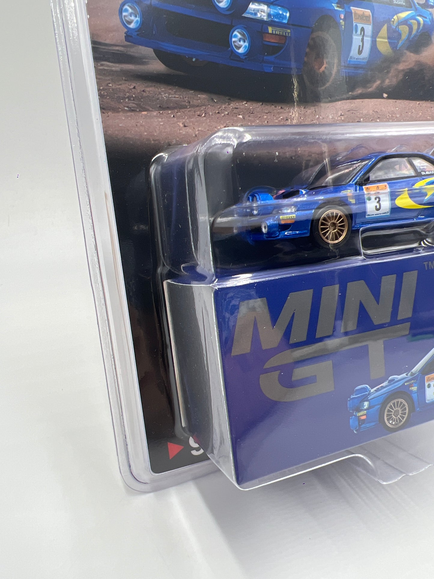 Mini GT #975 Subaru Impreza WRC98 #3 1998 Rally Monte-Carlo 3rd Place Blue 235A