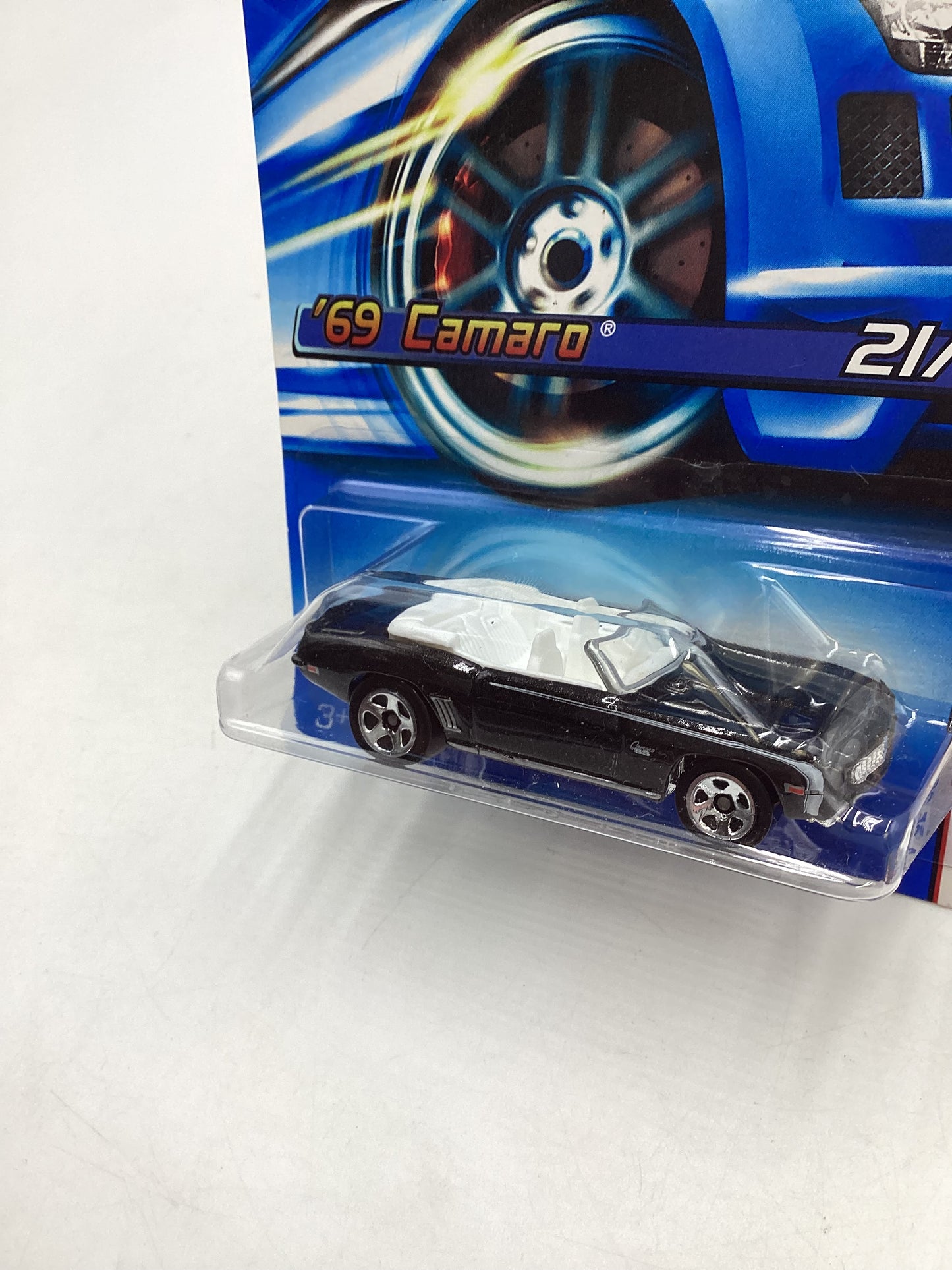 2006 Hot wheels #021 Black 69 Camaro 18F