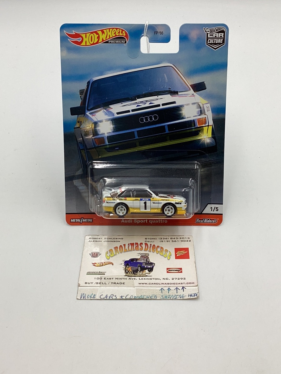 Hot Wheels Thrill Climbers Audi Sport Quattro 1/5 253B