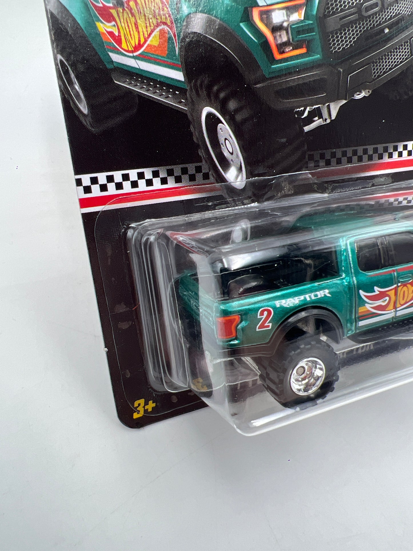 2021 Hot Wheels Mail in #2 17 Ford F-150 Raptor Green W/Protector