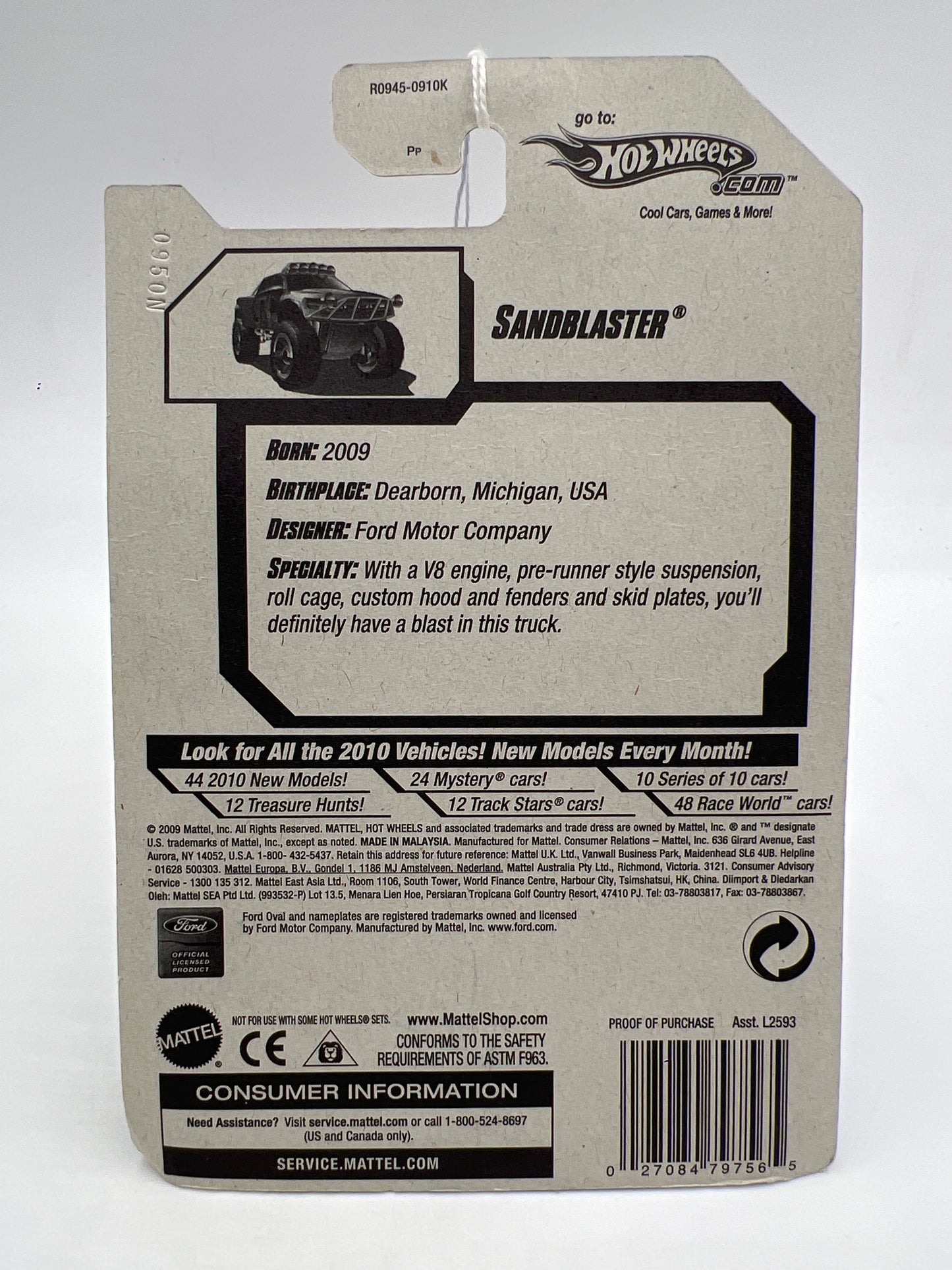 2010 Hot Wheels New Models #27 via Sandblaster Dark Green 27B