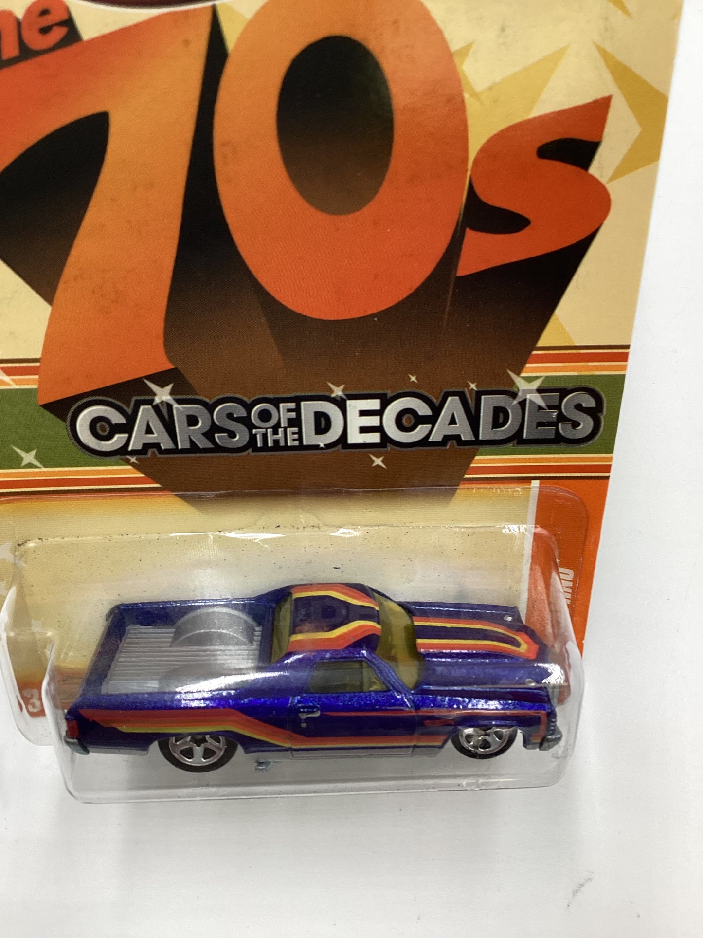 2011 Hot Wheels Cars of the Decades The 70s #20 71 EL Camino Blue