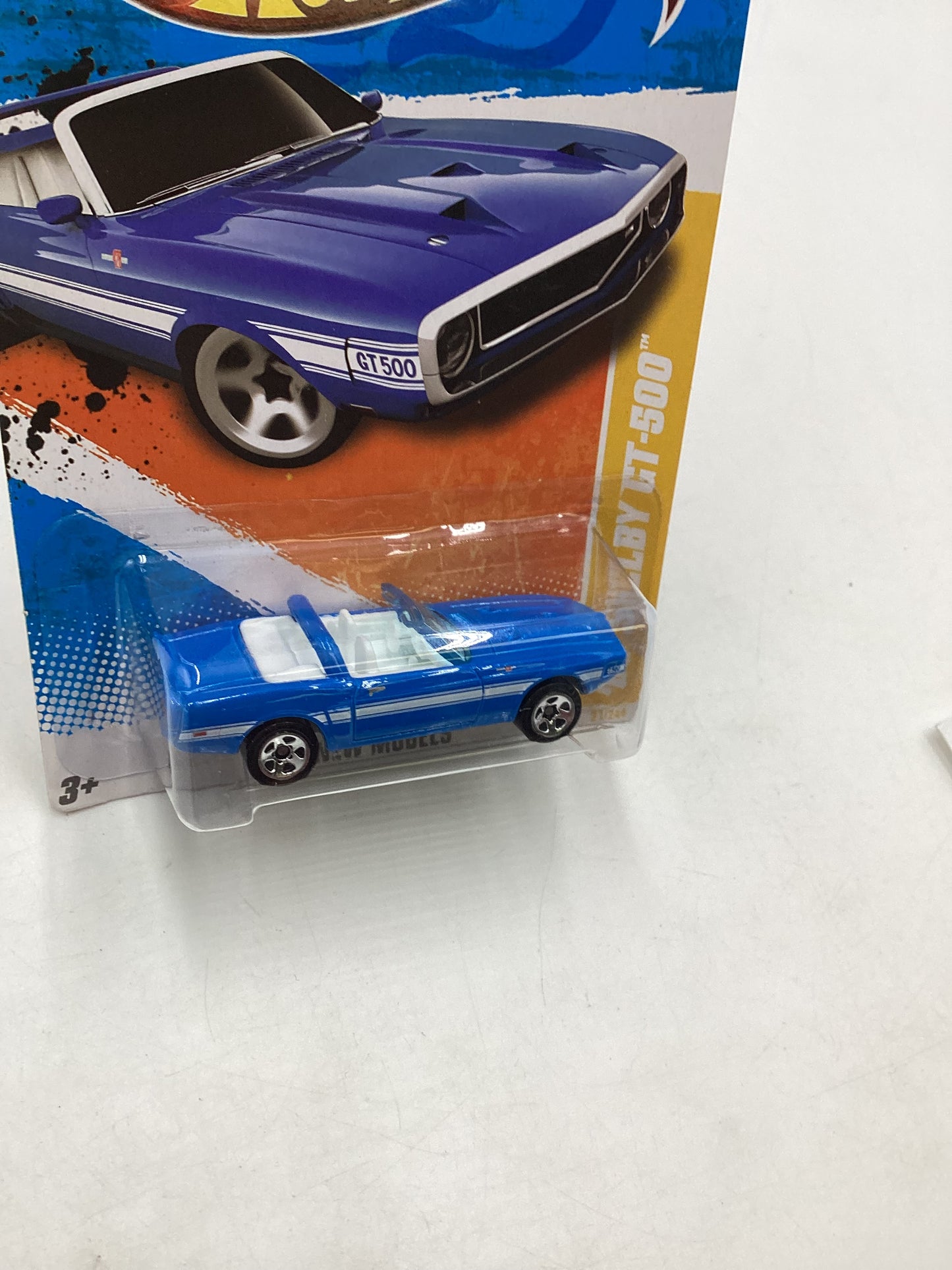 2011 Hot Wheels #21 69 Shelby GT-500 Blue 23H