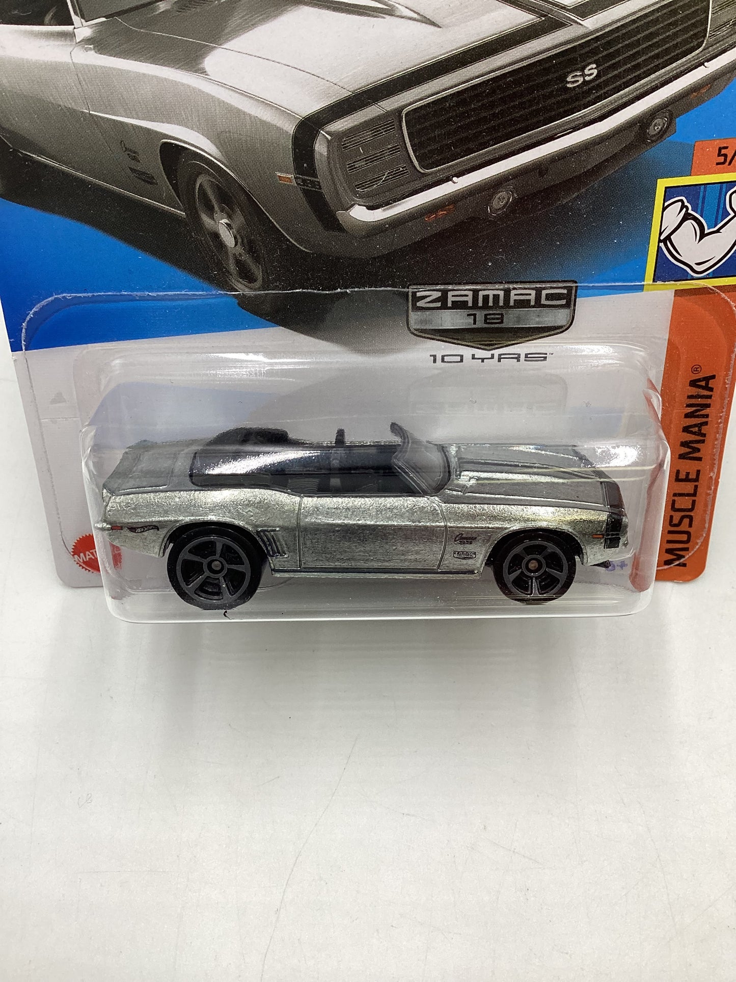 2022 Hot Wheels Zamac #222 69 Camaro Convertible  147C