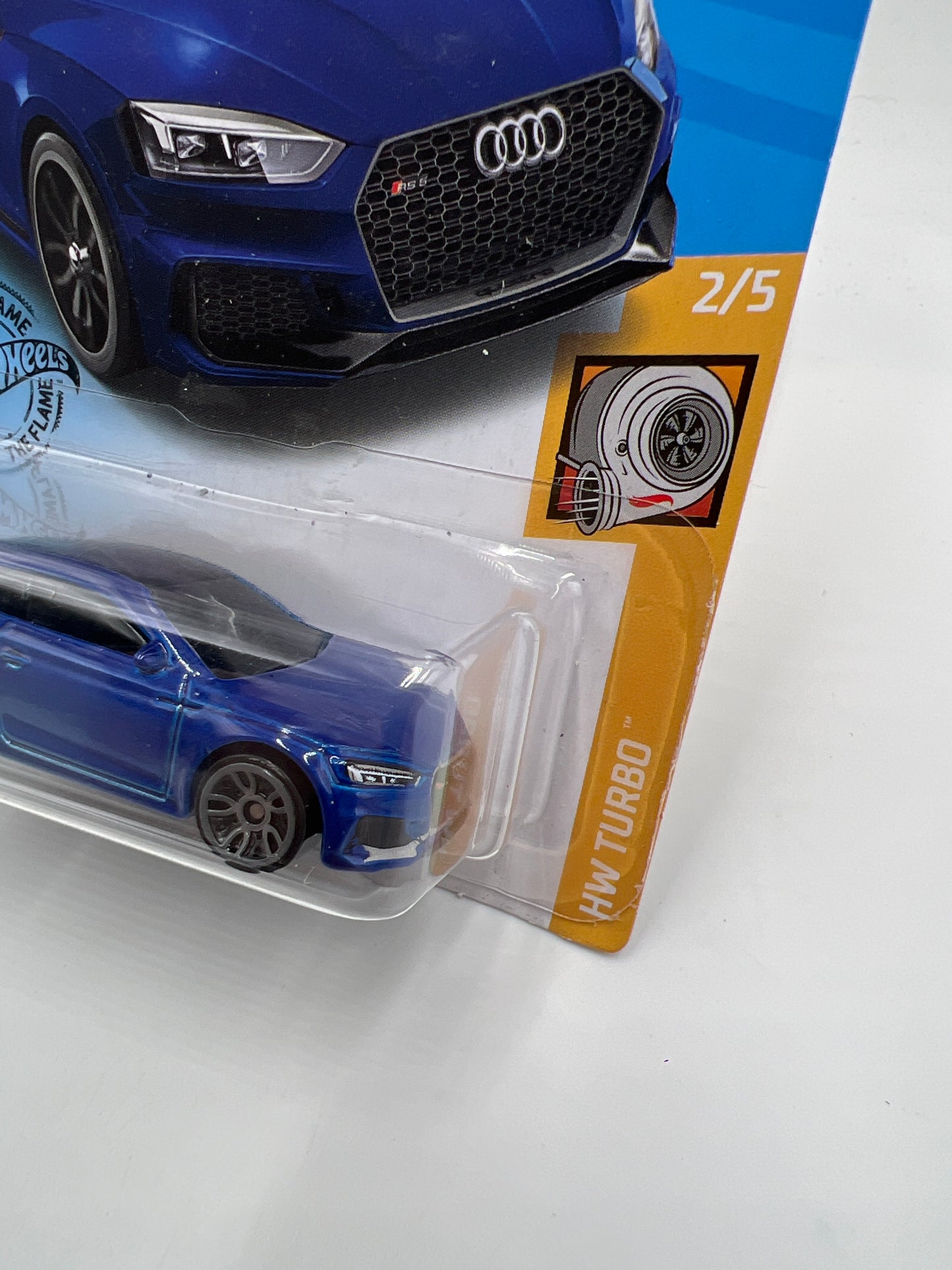 2020 Hot Wheels HW Turbo #118 Audi RS 5 Coupe Blue 109G