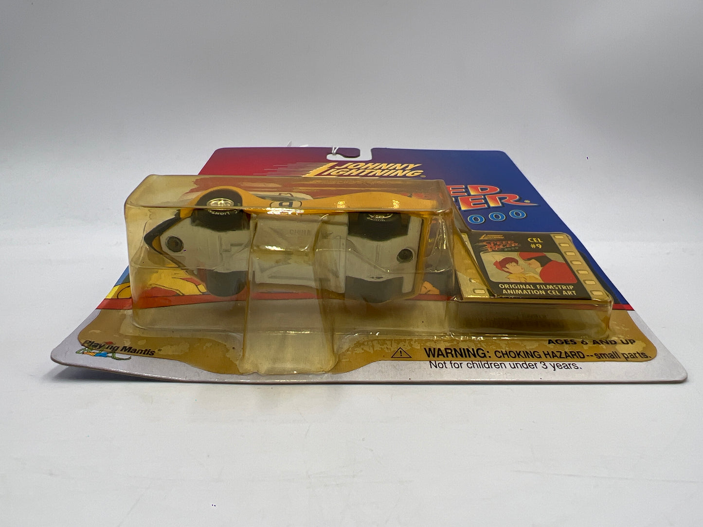 Johnny Lightning White Lightning Chase Speed Racer 2000 CEL #9 Racer X Shooting Star Yellow