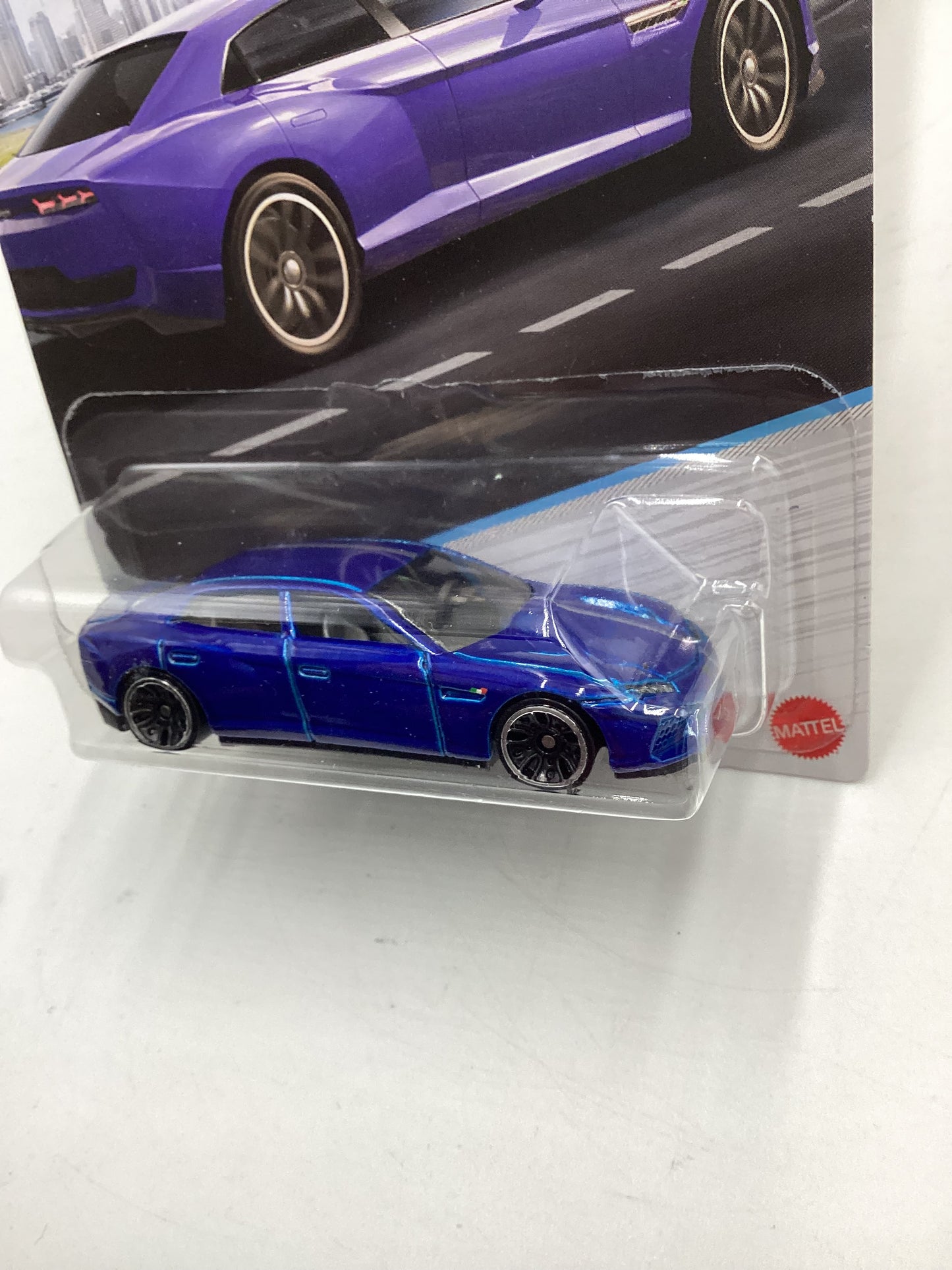 Hot Wheels Walmart Exclusive Luxury Sedans #2 Lamborghini Estoque Blue 154i