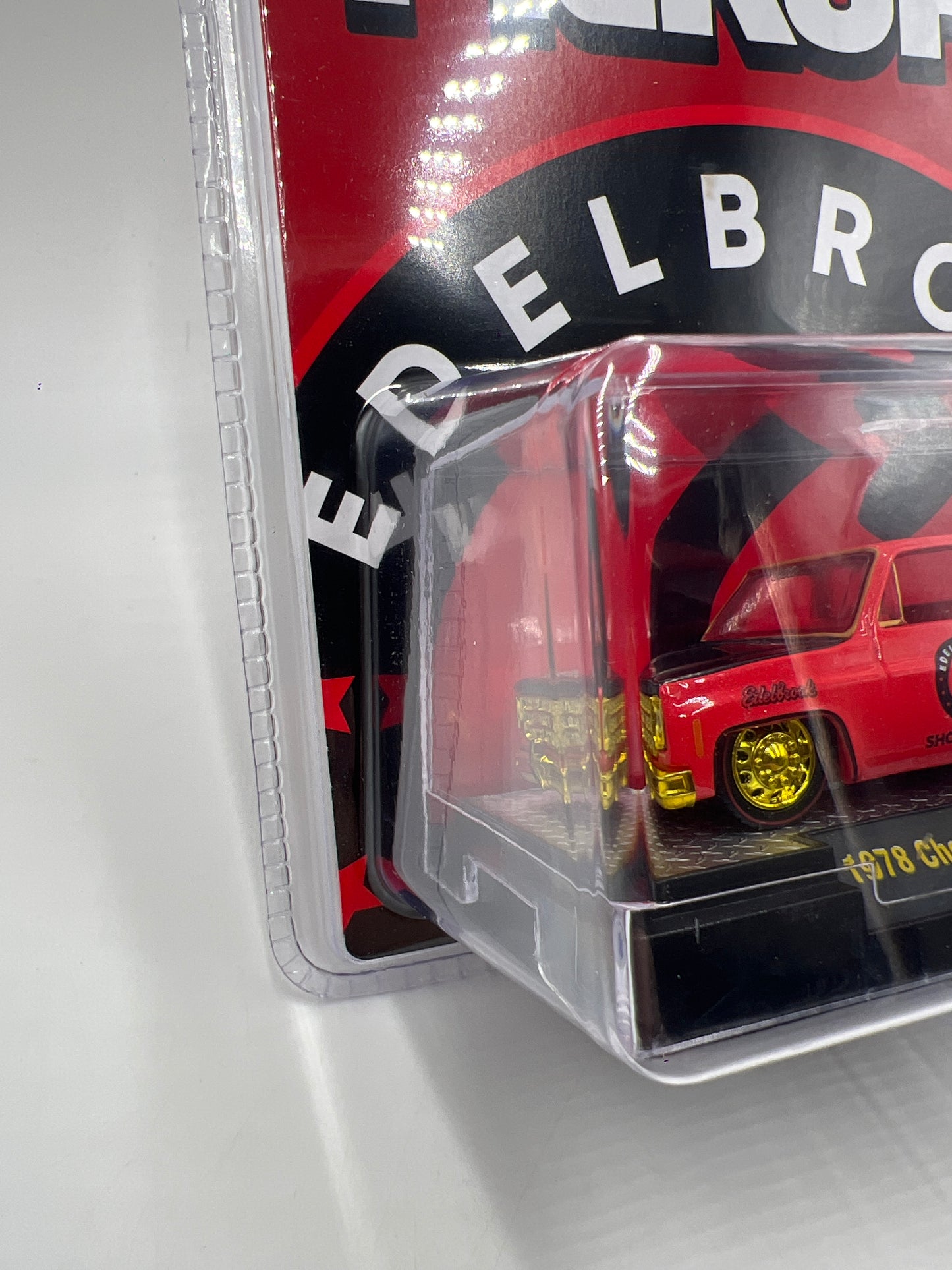 M2 Machines MiJo Exclusives CHASE 1978 Chevrolet Cheyenne Super 10 Red Edelbrock MJS94