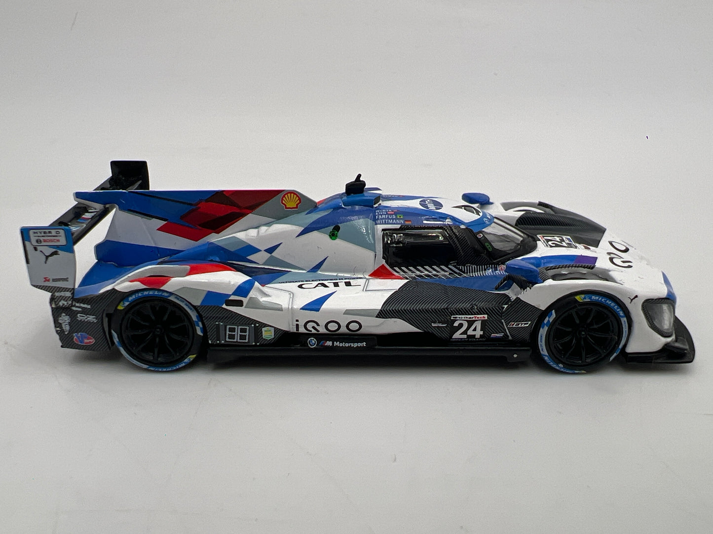 Mini GT #670 BMW M Hybrid V8 GTP #24 2023 IMSA Daytona 24 Hrs M Team RLL